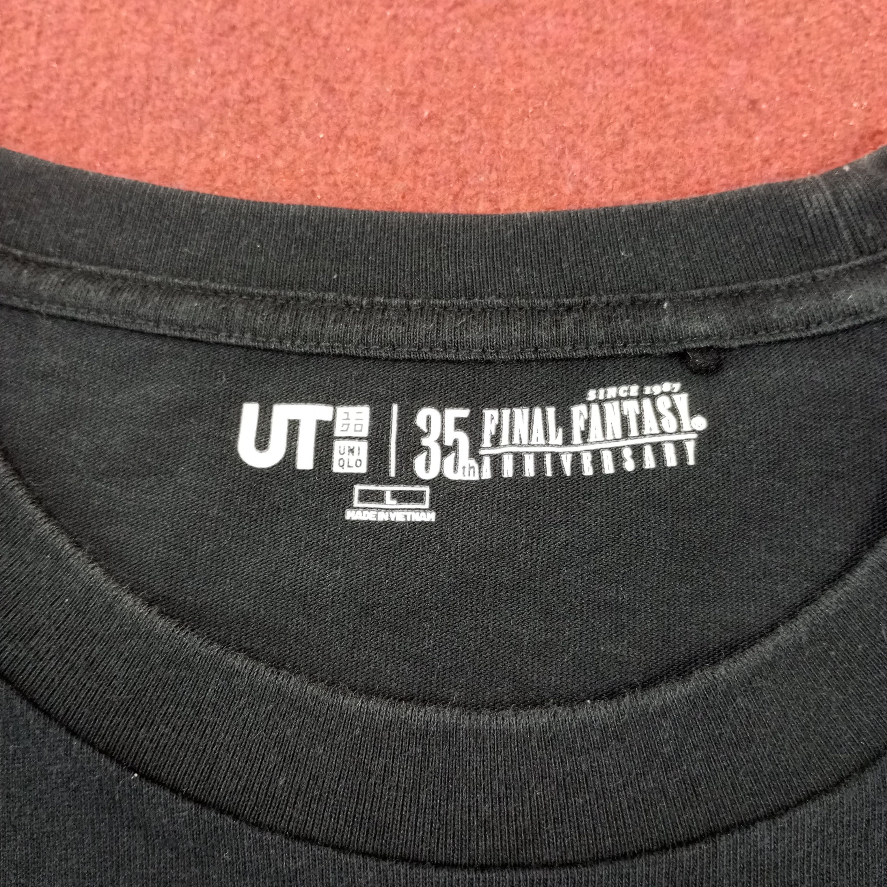 Playstation × The Game × Vintage Final Fantasy 35th Anniversary X Japanese Brand Daily Tshirt Size US L / EU 52-54 / 3 - 6 Thumbnail