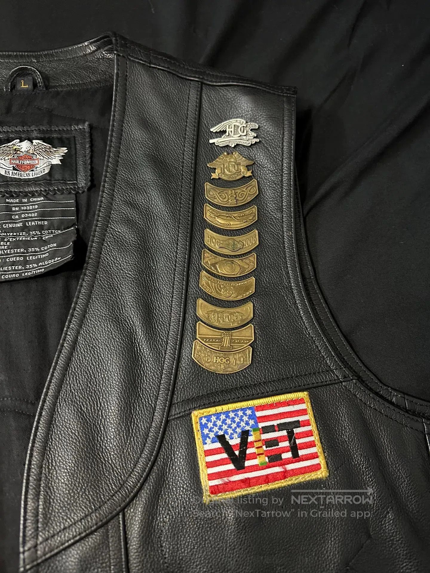 Vintage Vintage Harley Davidson Badge Vest. Size US L / EU 52-54 / 3 - 3 Thumbnail