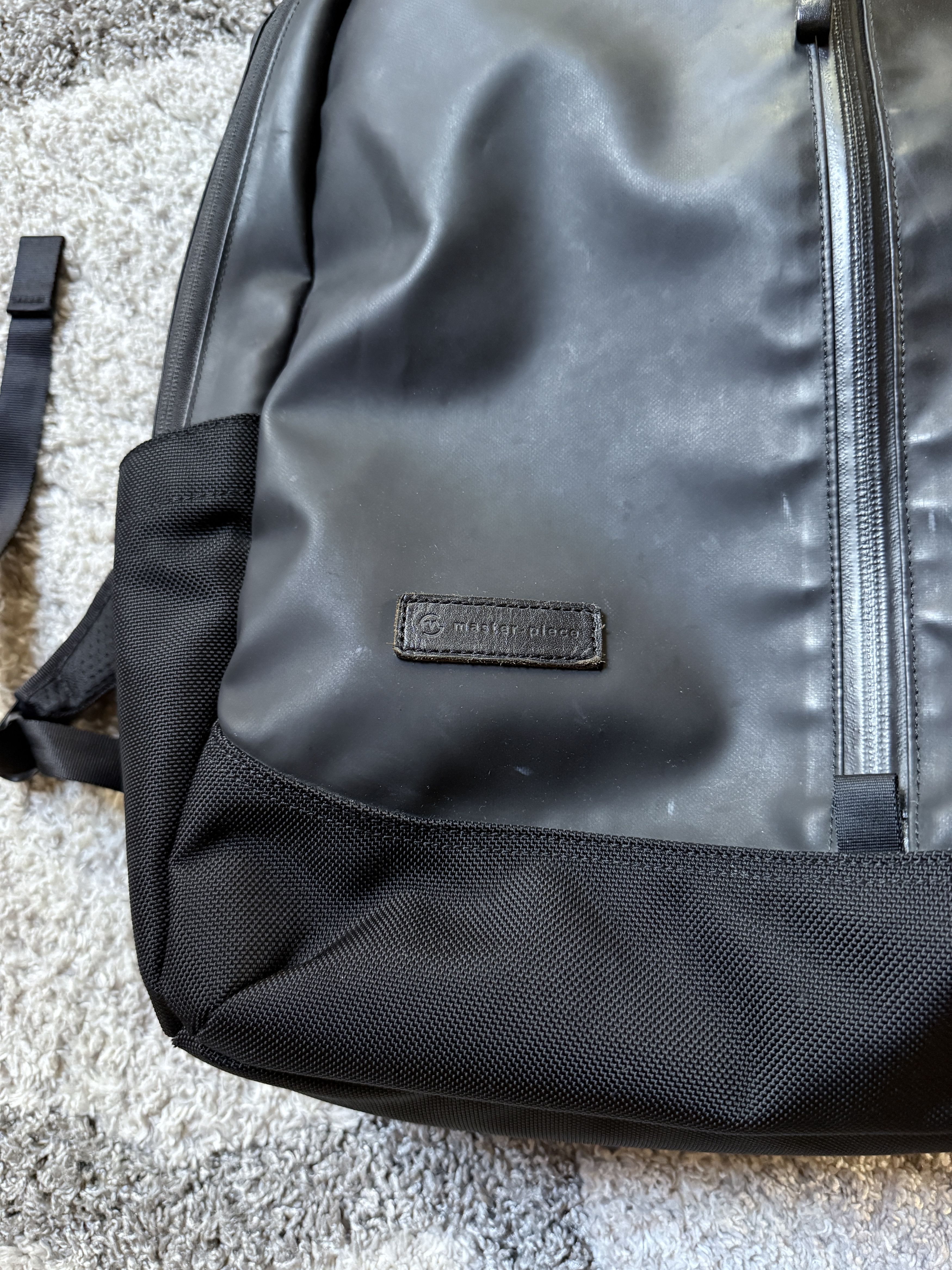 MasterPiece MASTER-PIECE Japan 'Slick' Backpack - CORDURA Nylon/Leather Size ONE SIZE - 9 Thumbnail