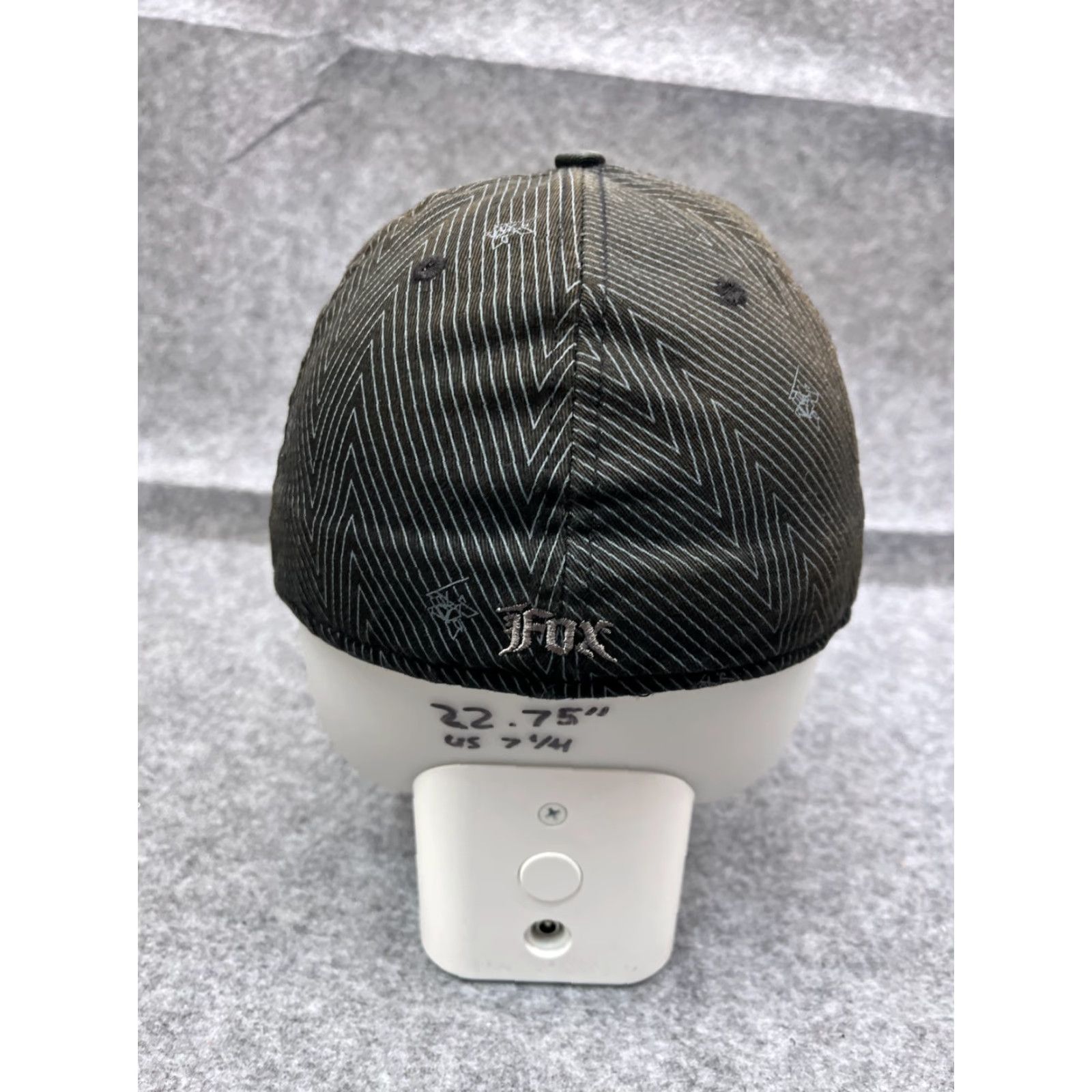 New Era New Era Fox Racing Hat Cap Fitted 7 1/4 Adult Black Cotton Geometric AOP 100% Nylon? Wait. Size ONE SIZE - 6 Thumbnail