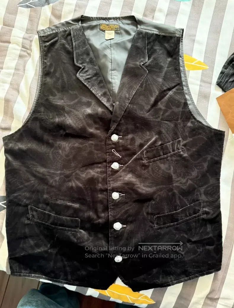 RRL Ralph Lauren RRL Ralph Lauren 24AW new black flocked triangle notch col Size US M / EU 48-50 / 2 - 1 Thumbnail