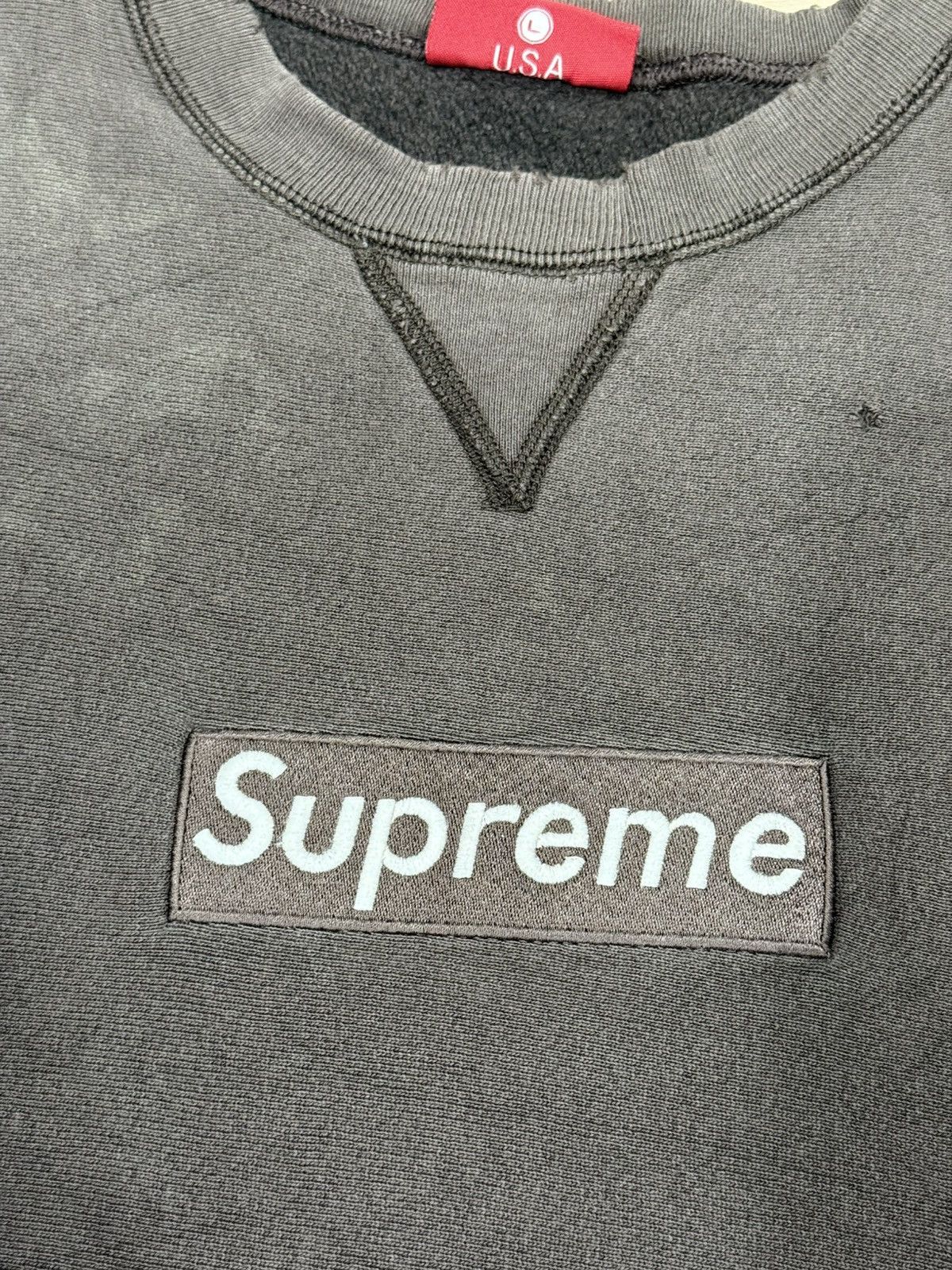 Supreme Supreme 1997 Box Logo Crewneck Size US L / EU 52-54 / 3 - 8 Thumbnail