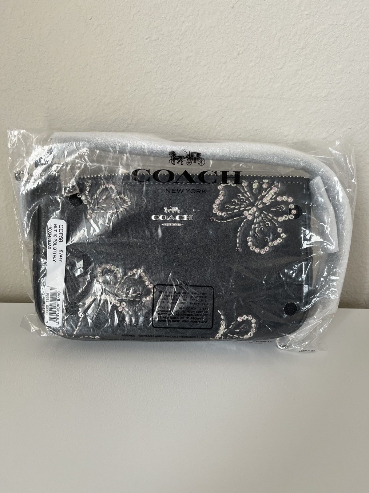 Coach Coach Nolita 19 With Sparkly Butterfly Print Size ONE SIZE - 12 Thumbnail