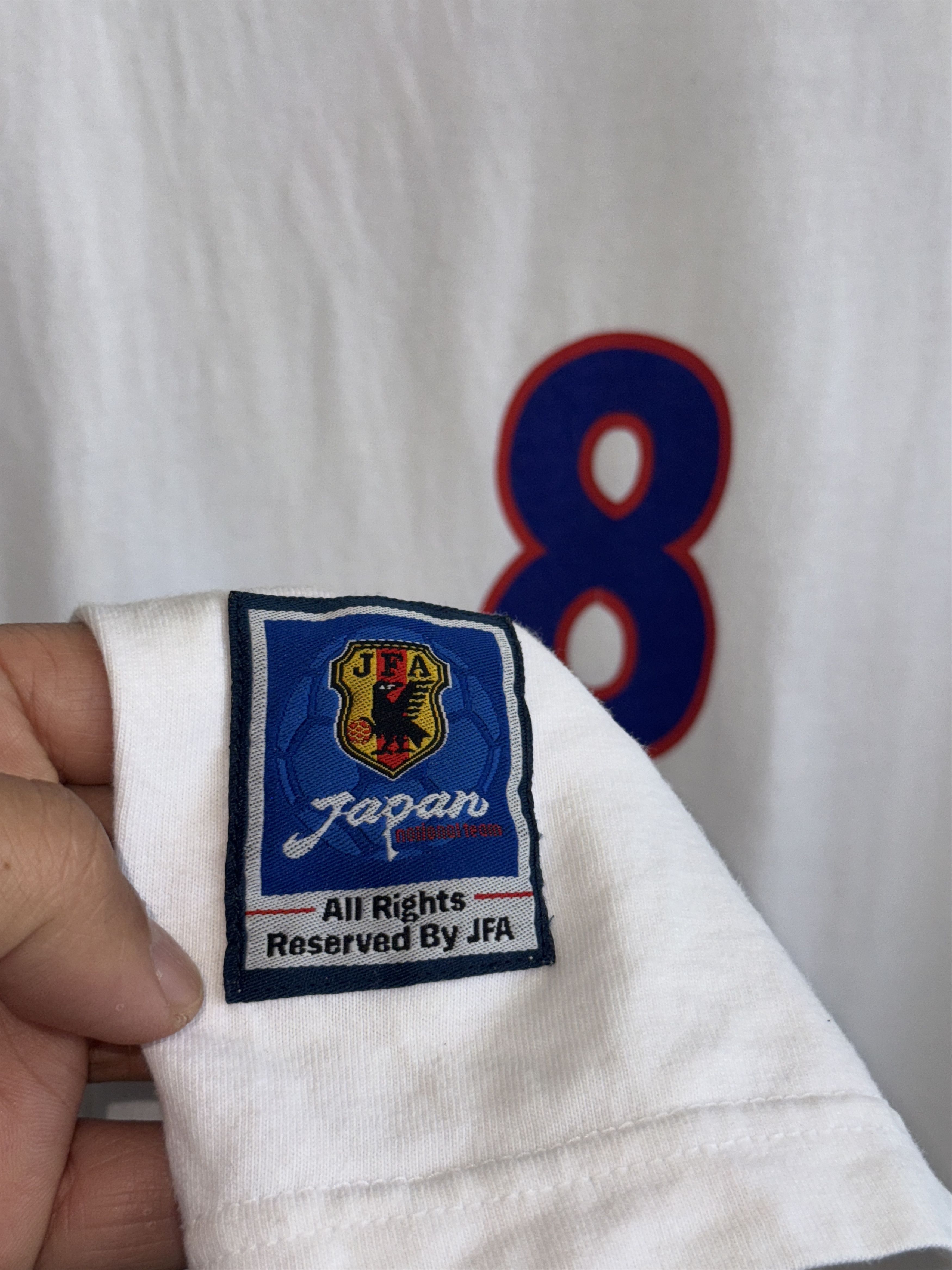 Vintage Vintage Soccer Football 1998 Japan Away T-Shirt. Size US L / EU 52-54 / 3 - 4 Thumbnail