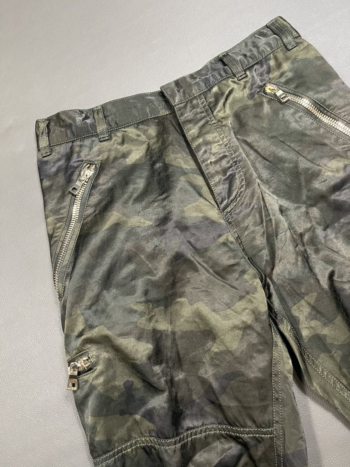 Balmain Balmain FW17 camouflage cargo pants Size US 30 / EU 46 - 4 Thumbnail