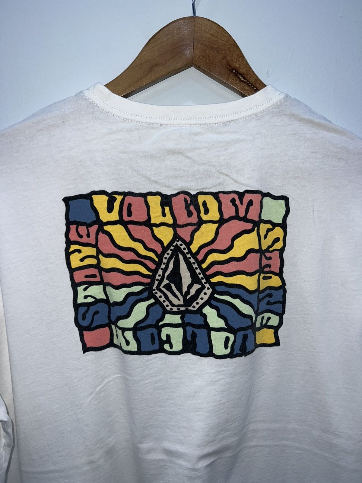 Volcom Volcom Day Waves White T-Shirt Size US L / EU 52-54 / 3 - 5 Thumbnail