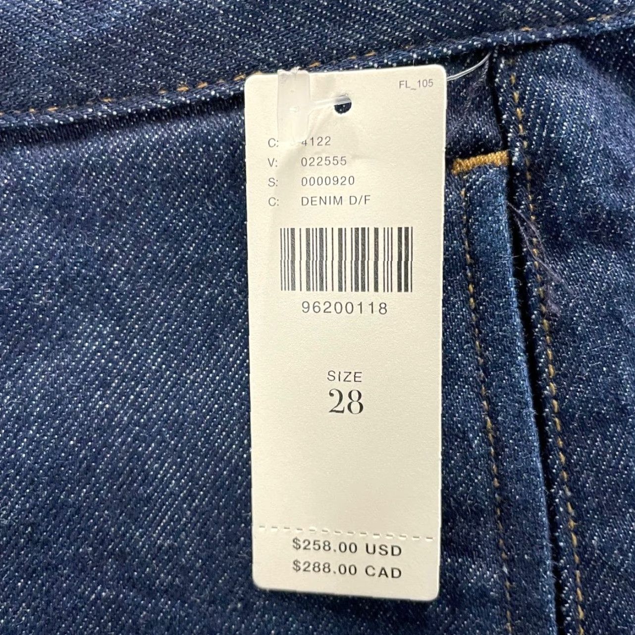 CITIZENS OF HUMANITY Ayla Polish Denim Trousers Jeans Women's 28 Blue Regular Straight Button Pockets Fabric Denim