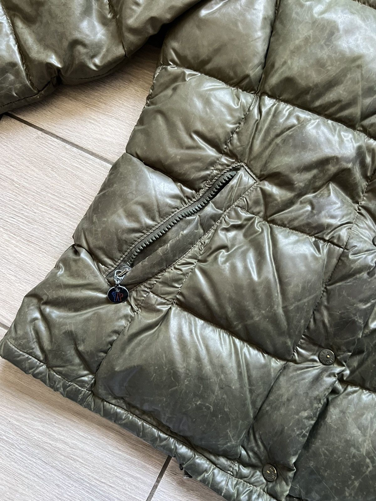 Moncler Moncler Pepper Grenoble Womens Puffer Jacket Green Size L / US 10 / IT 46 - 17 Thumbnail