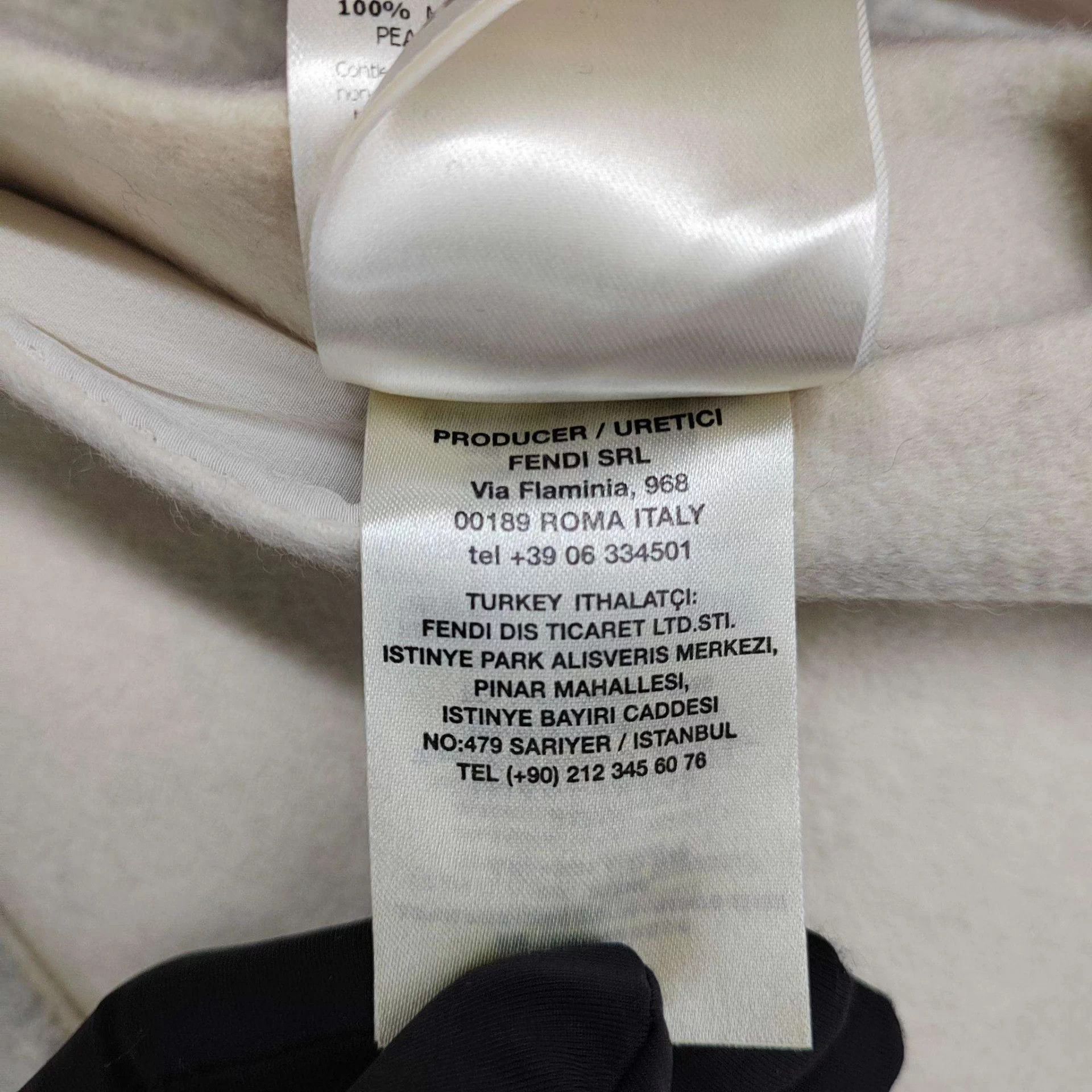Fendi Fendi off-white women's 36 cashmere coat Size XS / US 0-2 / IT 36-38 - 7 Thumbnail
