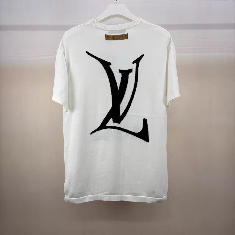 Louis Vuitton Louis Vuitton Twisted large logo knit short sleeves Size US L / EU 52-54 / 3 - 2 Thumbnail