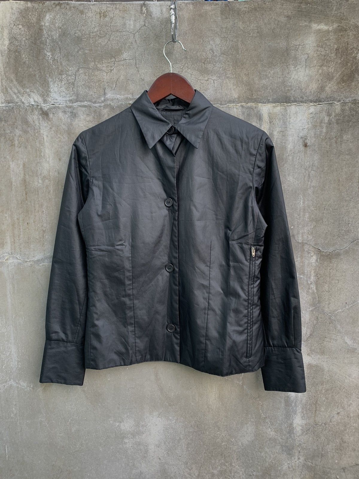 Helmut Lang Nylon Button Up Top Size S / US 4 / IT 40 - 1 Thumbnail