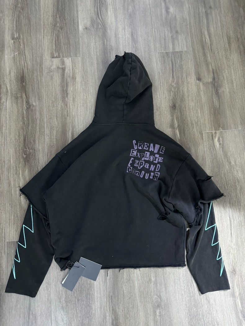 Balenciaga CEEC Black Rock Graphic Hoodie Size US S / EU 44-46 / 1 - 2 Thumbnail