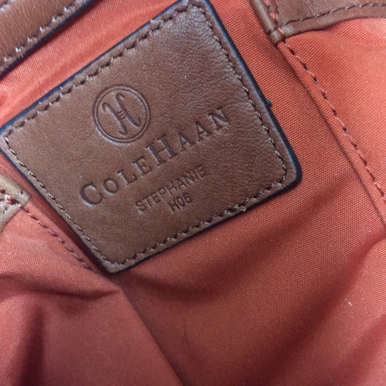 Cole Haan Cole Haan Stephanie H05 Brown Leather Handbag Size ONE SIZE - 7 Thumbnail