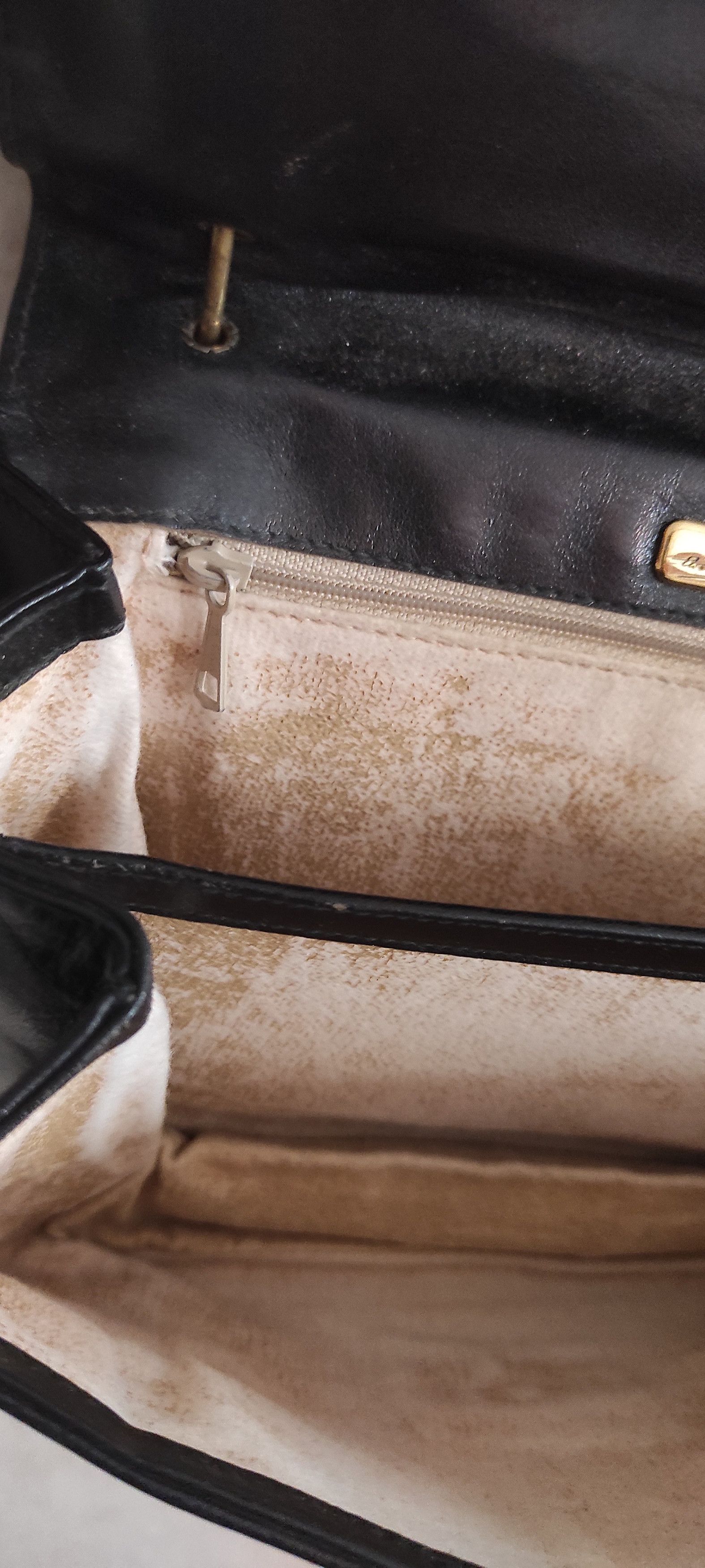 Etienne Aigner × Leather Vintage Etienne Aigner Black Glossy Leather Shoulder Bag Size ONE SIZE - 3 Thumbnail