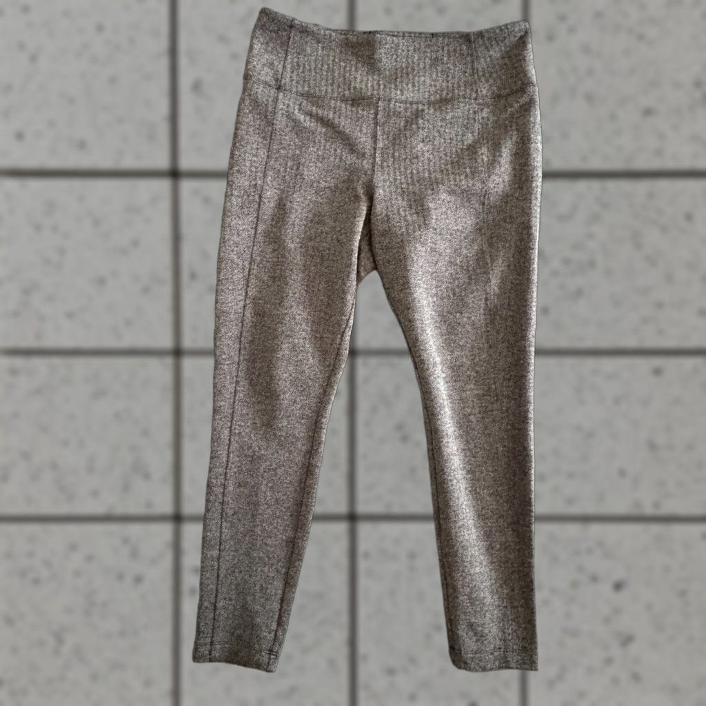 Athleta Athleta Tights Delancey Herringbone Size Large Gray Size ONE SIZE - 1 Thumbnail