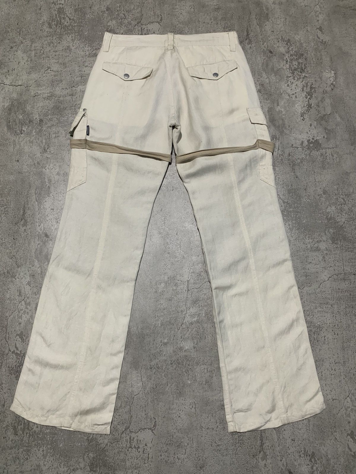 Tornado Mart Tornado Mart Japan bondage flared cargo pants Size US 29 - 8 Thumbnail