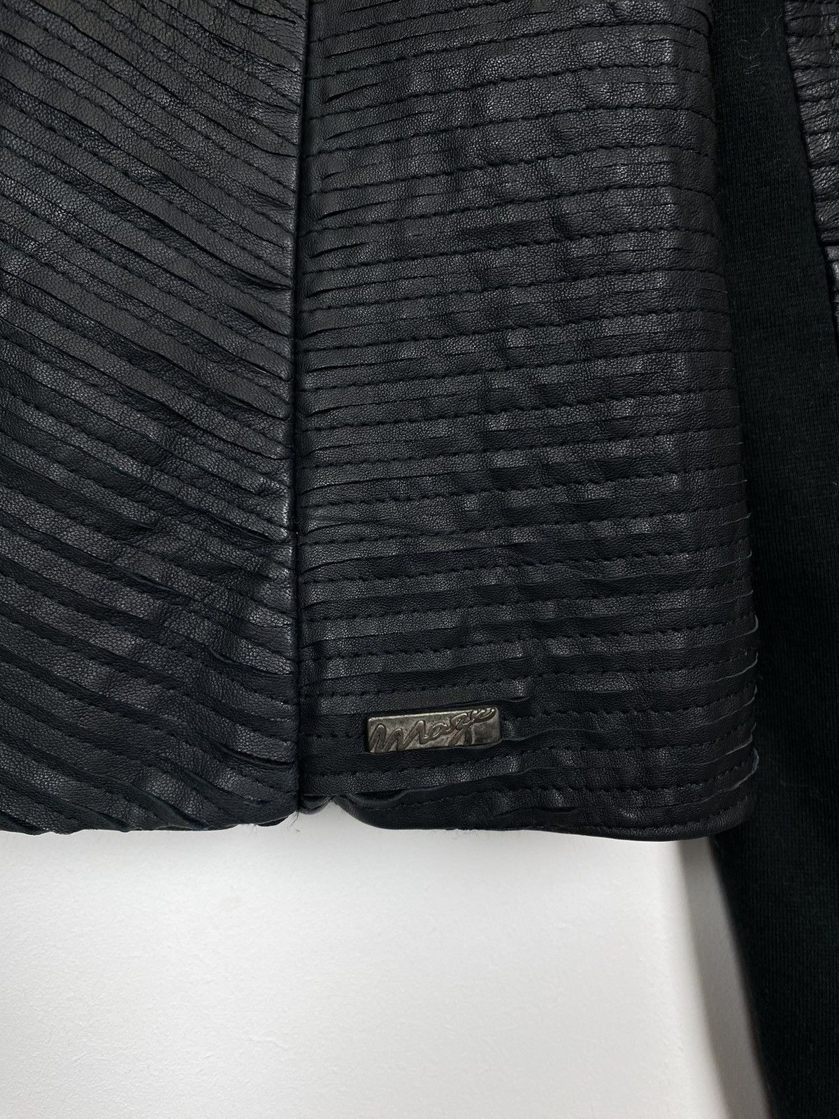 Maje Maje Leather Jacket Ladies Size L Avant-Garde Luxury Size L / US 10 / IT 46 - 4 Thumbnail