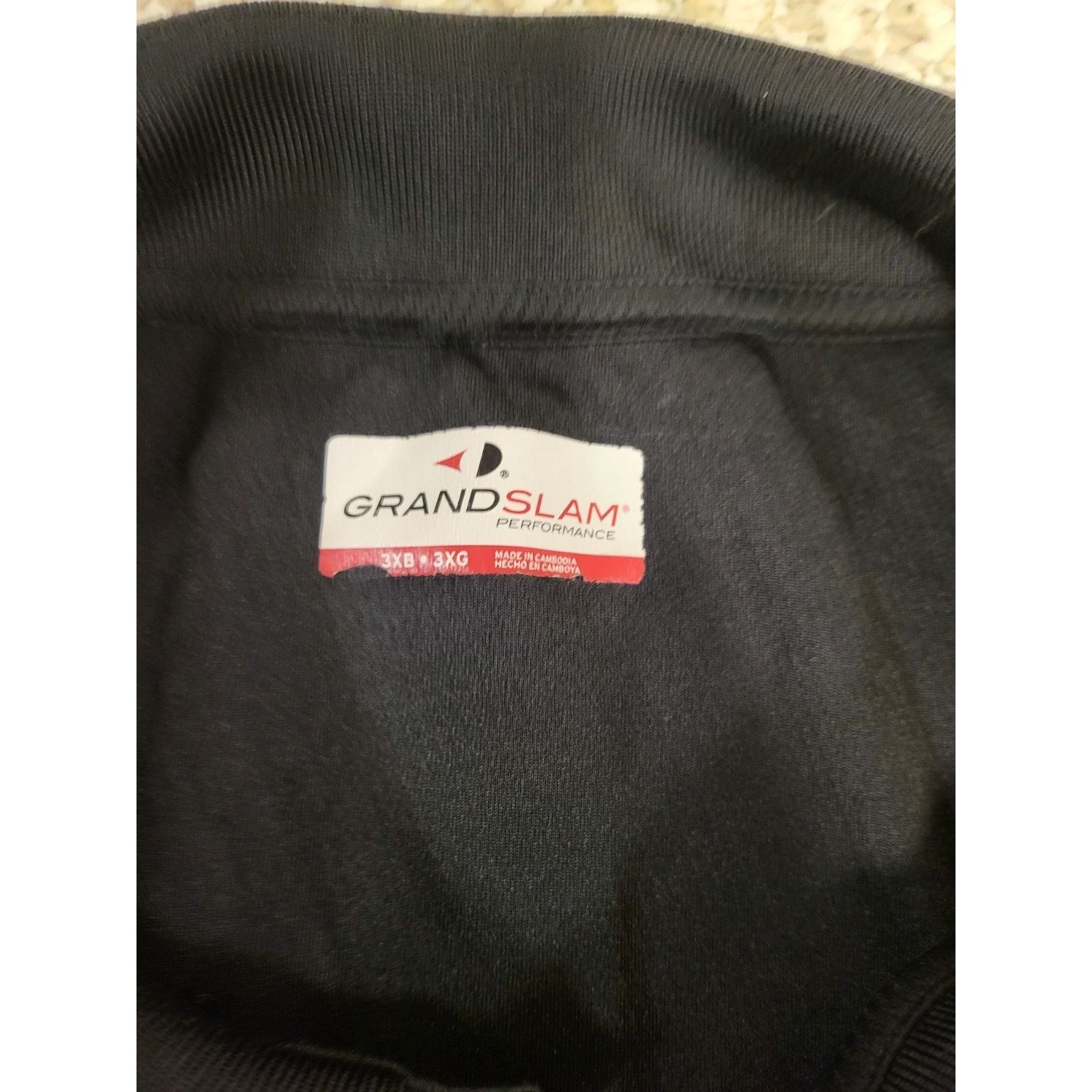 Grand Slam Grand Slam Men's Size 3XL Black Short Sleeve Golf Shirt Size US XXL / EU 58 / 5 - 3 Thumbnail