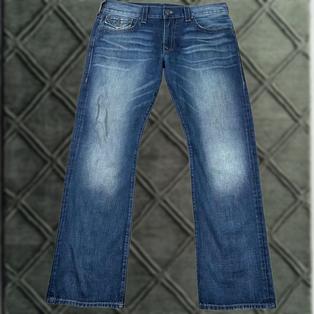 True Religion True Religion Jeans Mens 38 Regular 5-Pocket Denim Blue Straight Y2K Size US 38 / EU 54 - 1 Thumbnail