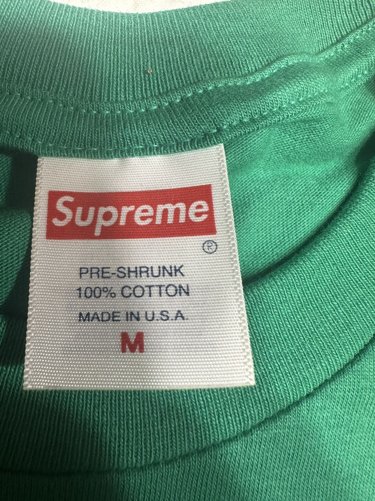 Supreme Supreme Warm Up Tee Brand New GREEN Medium Size US M / EU 48-50 / 2 - 3 Thumbnail