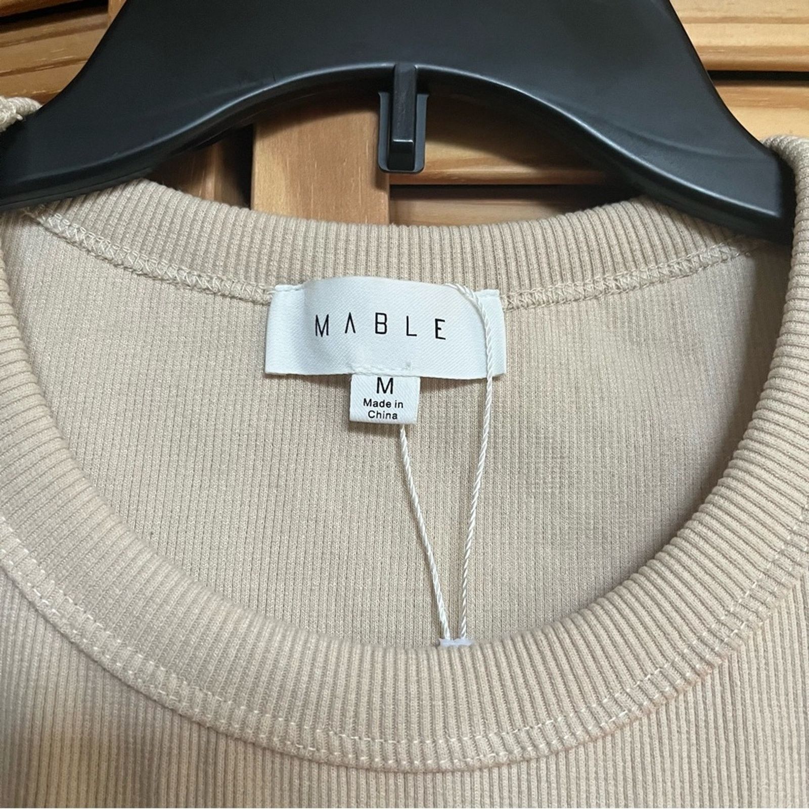 Other Mable Bodycon Tank Minidress Sz M Sleeveless Stretchy Beige Size M / US 6-8 / IT 42-44 - 3 Thumbnail