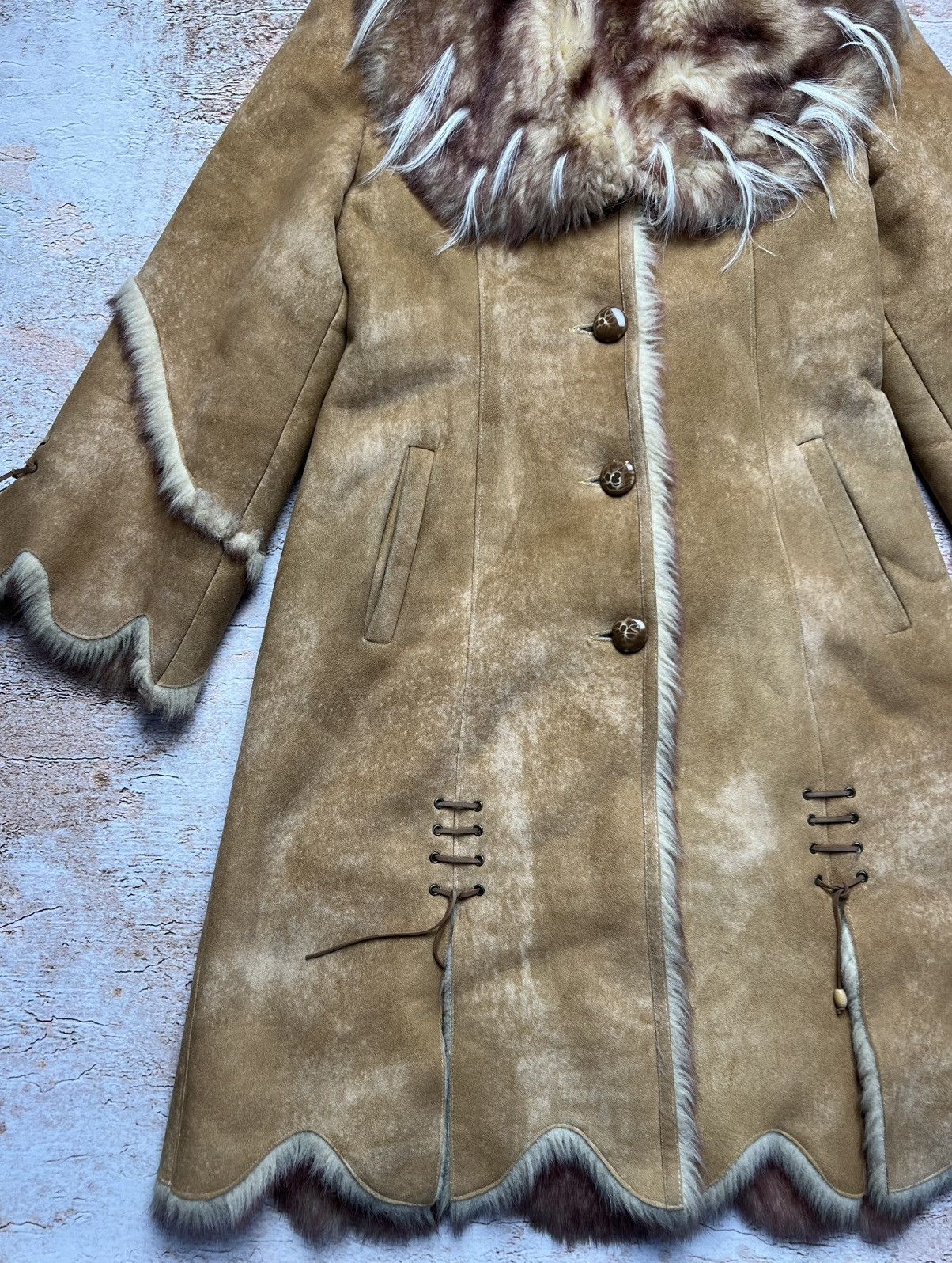 Vintage Vintage faux fur avant garde coat Size S / US 4 / IT 40 - 2 Thumbnail