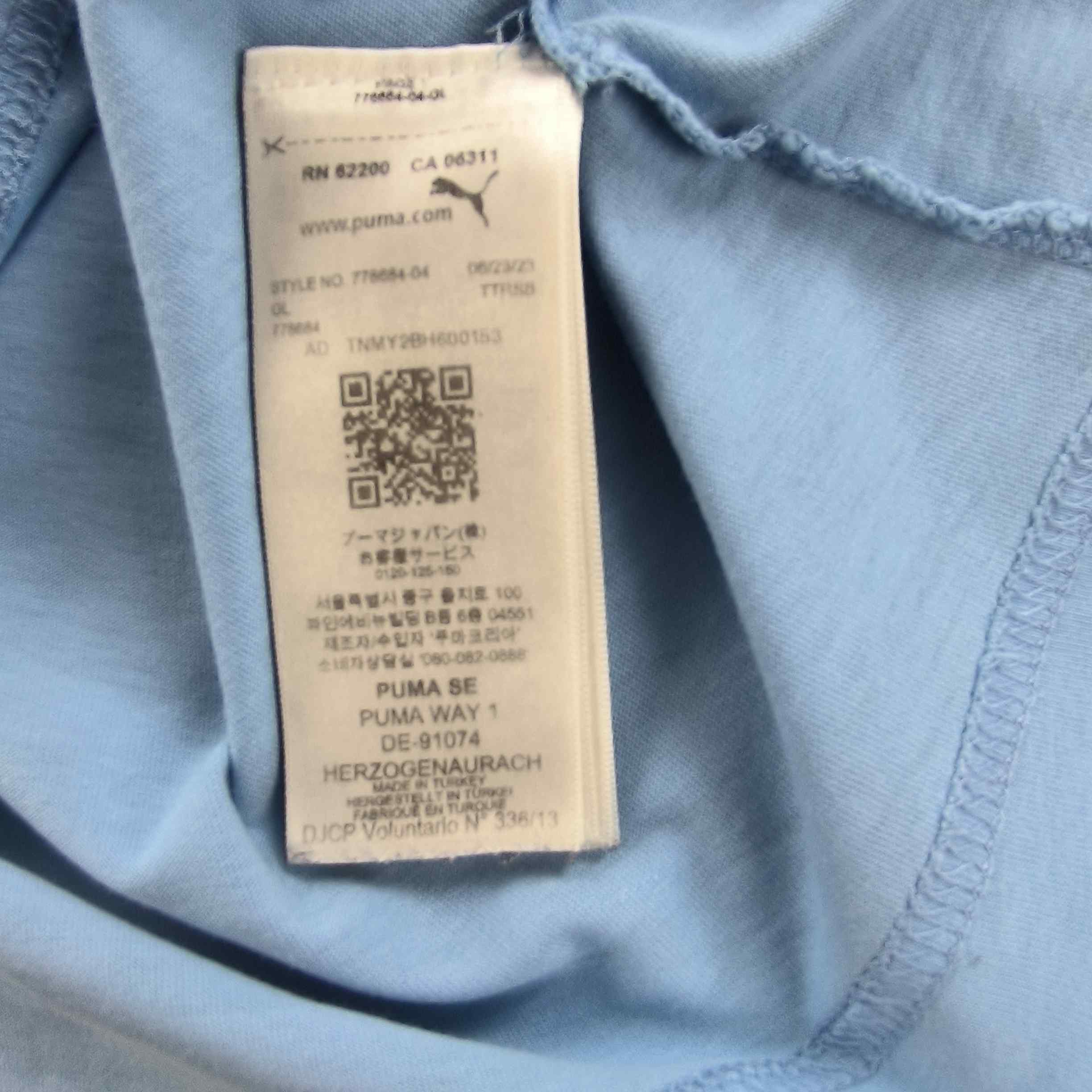 Puma Manchester City 2022-23 Puma football tee shirt size S Size US S / EU 44-46 / 1 - 6 Thumbnail