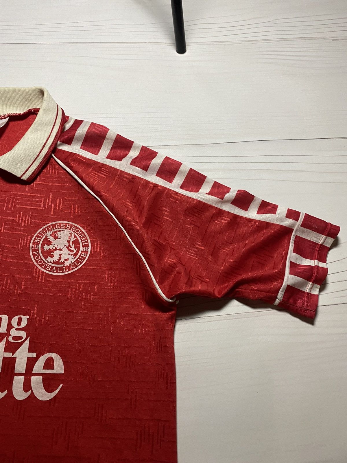 Vintage Vintage Middlesbrough 1990/92 home rare football t shirt Size US S / EU 44-46 / 1 - 6 Thumbnail