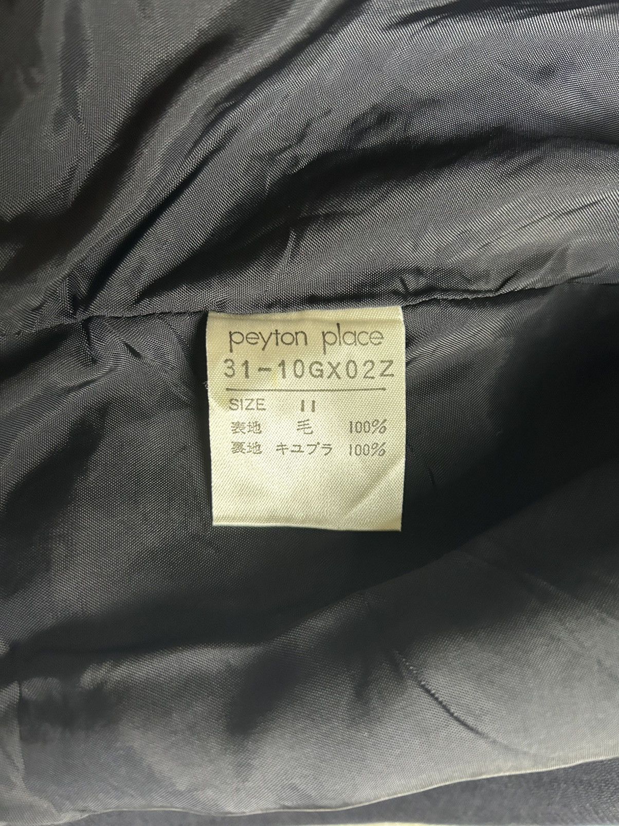 Japanese Brand × PPFM PEYTON PLACE SINGLE BREAST BLAZER Size 36R - 6 Thumbnail
