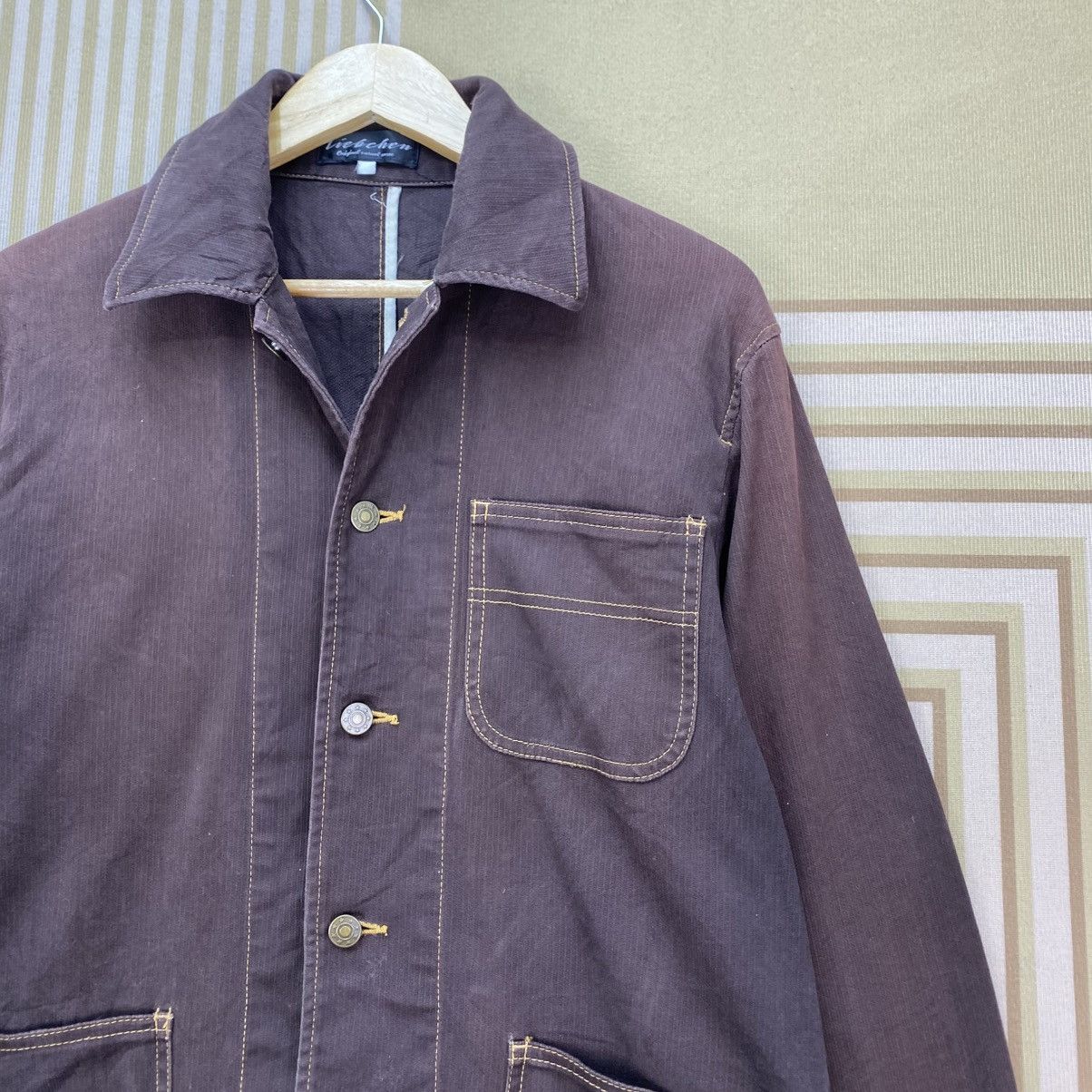 Le Laboureur 🫶Vintage Faded Liebchen Worker Jacket -French Style Jacket Size US M / EU 48-50 / 2 - 3 Thumbnail