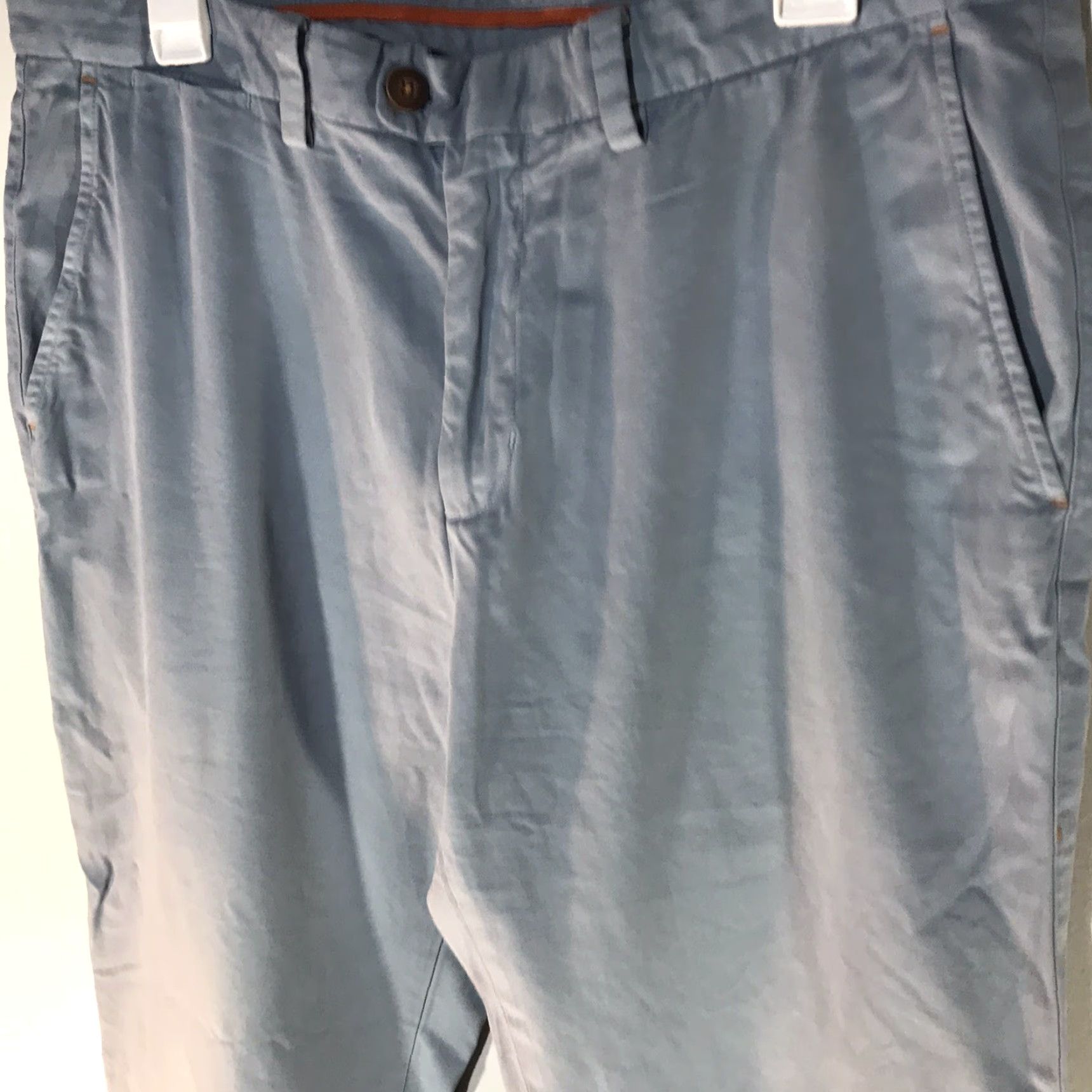 Tommy Bahama Tommy Bahama Blue Pima Cotton Pants 34x30 Casual Regular Fit Mens Size US 34 / EU 50 - 2 Thumbnail