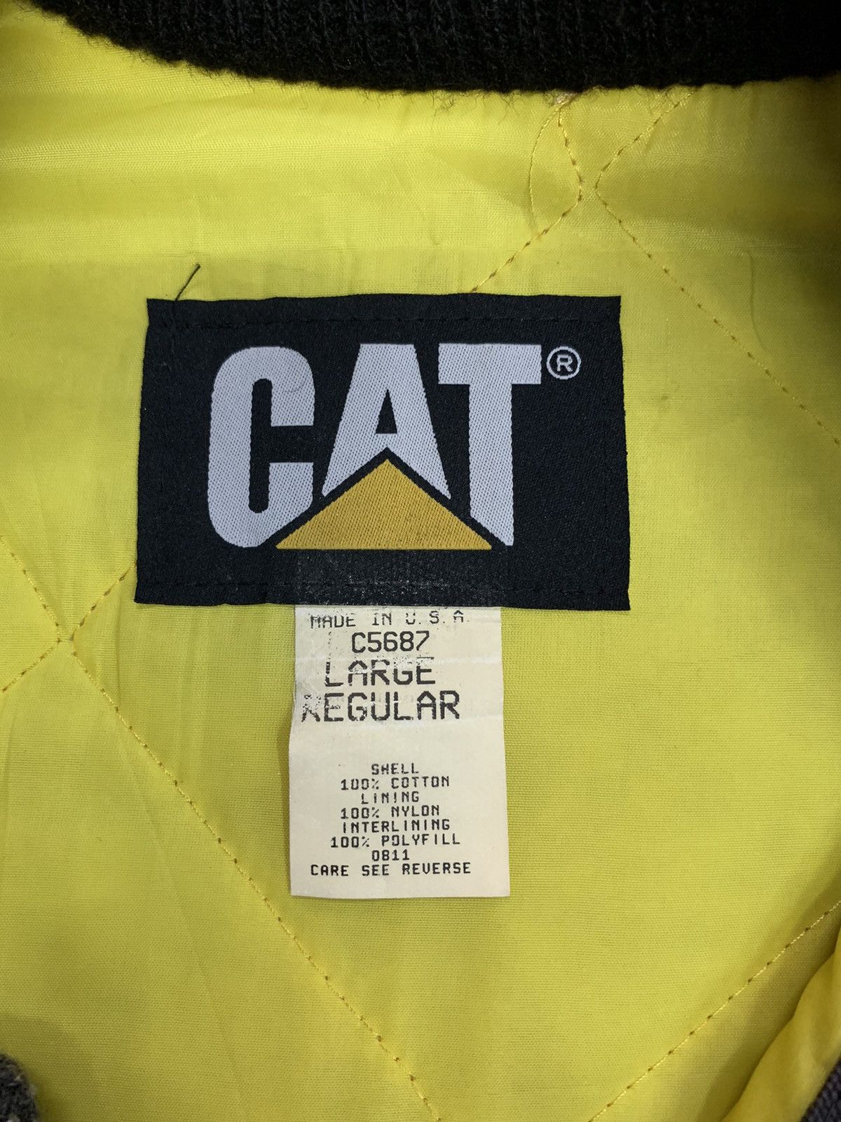 Caterpillar × Vintage Vintage 90's Caterpillar Detroit Jacket Made In Usa Size US L / EU 52-54 / 3 - 9 Thumbnail