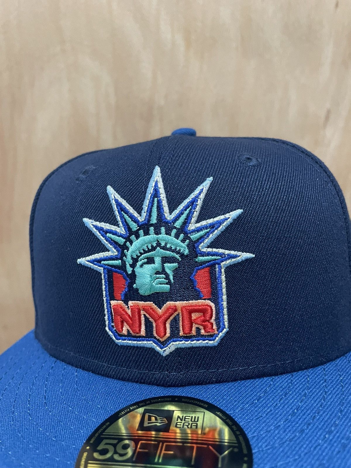 New Era Myfitteds New York rangers 30th anniversary size 7 1/8 br Size ONE SIZE - 3 Thumbnail