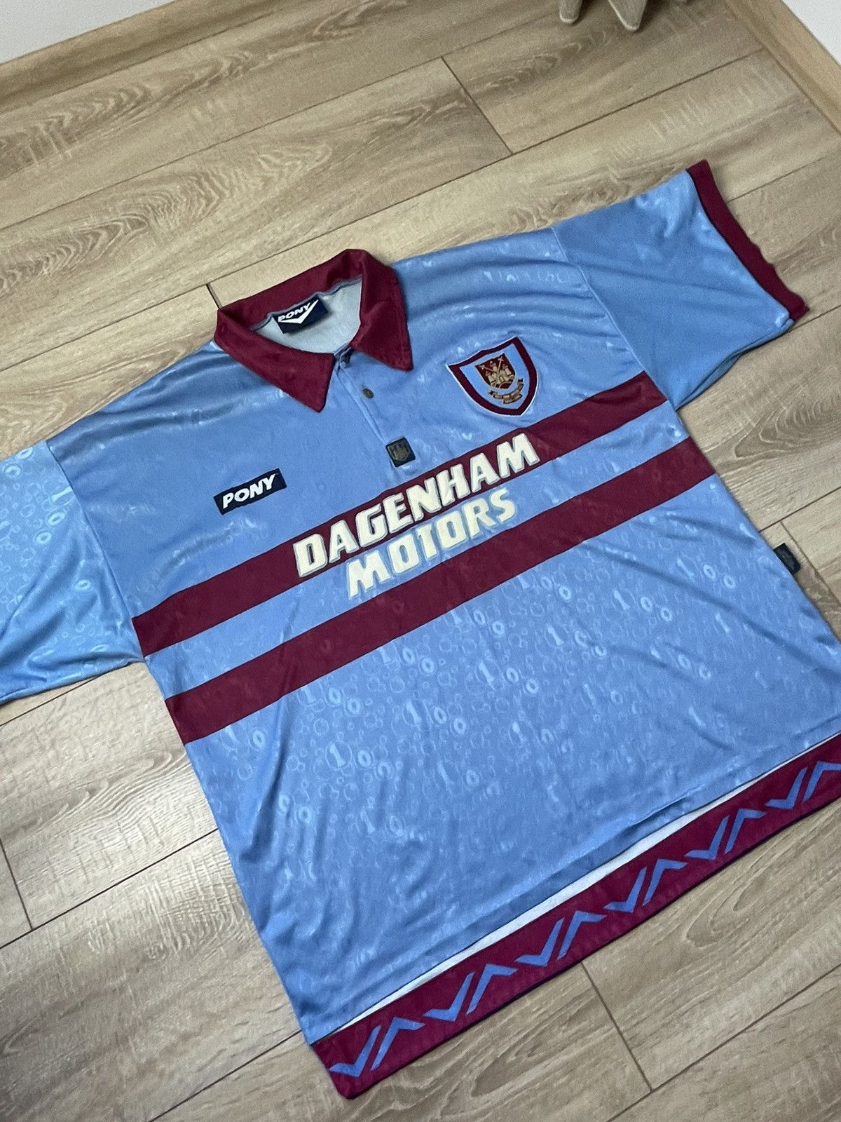 PONY WEST HAM UNITED 1995-1997 AWAY FOOTBAL SHIRT SOCCER PONY xxl Size US XXL / EU 58 / 5 - 3 Thumbnail