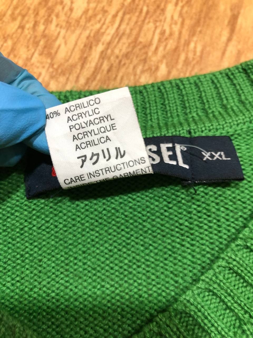 Diesel Vintage Diesel Knit Sweater Logo 90s Men streetwear Size US XXL / EU 58 / 5 - 3 Thumbnail