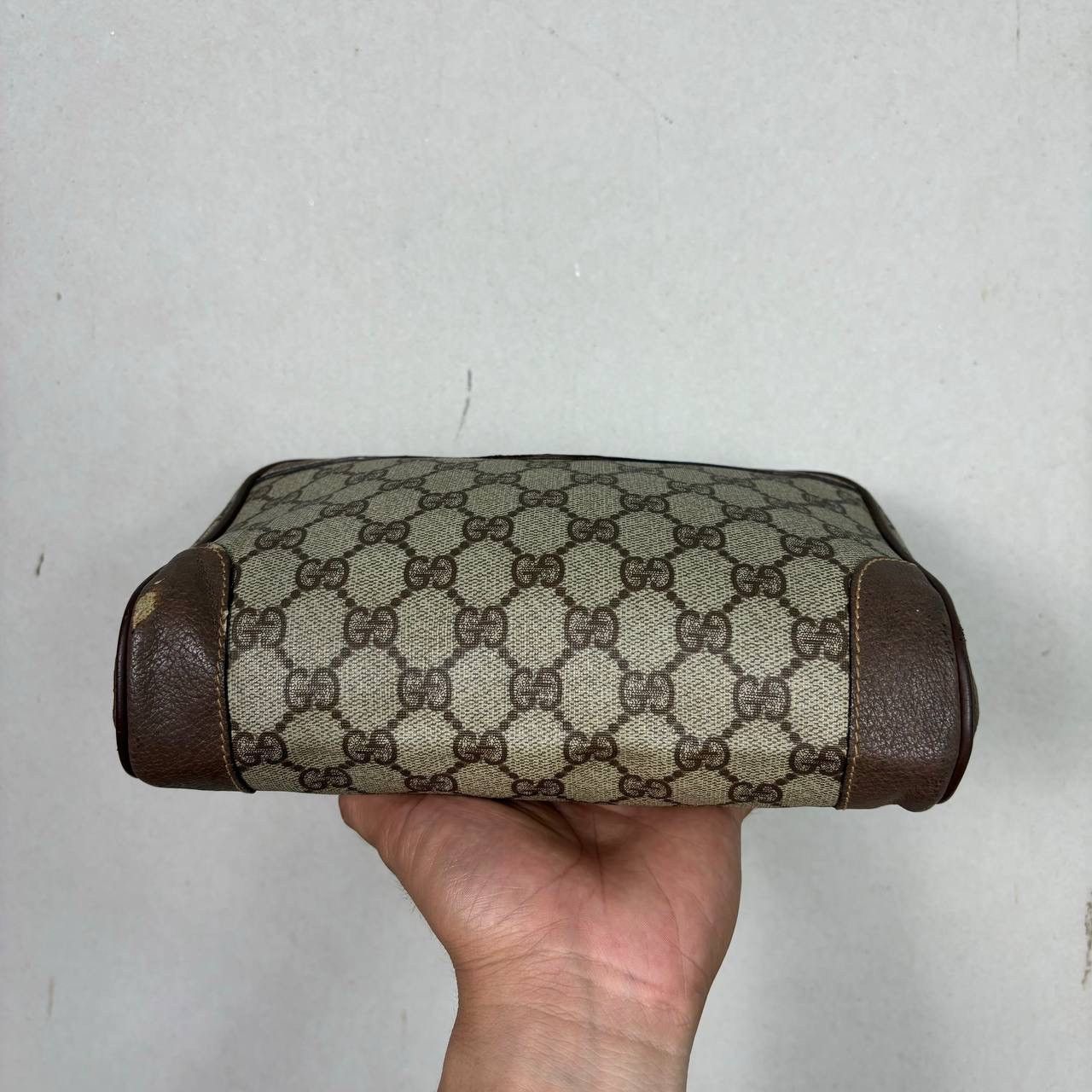 Gucci GUCCI GG PLUS SECOND CLUTCH BAG LEATHER ITALY BEIGE Size ONE SIZE - 4 Thumbnail