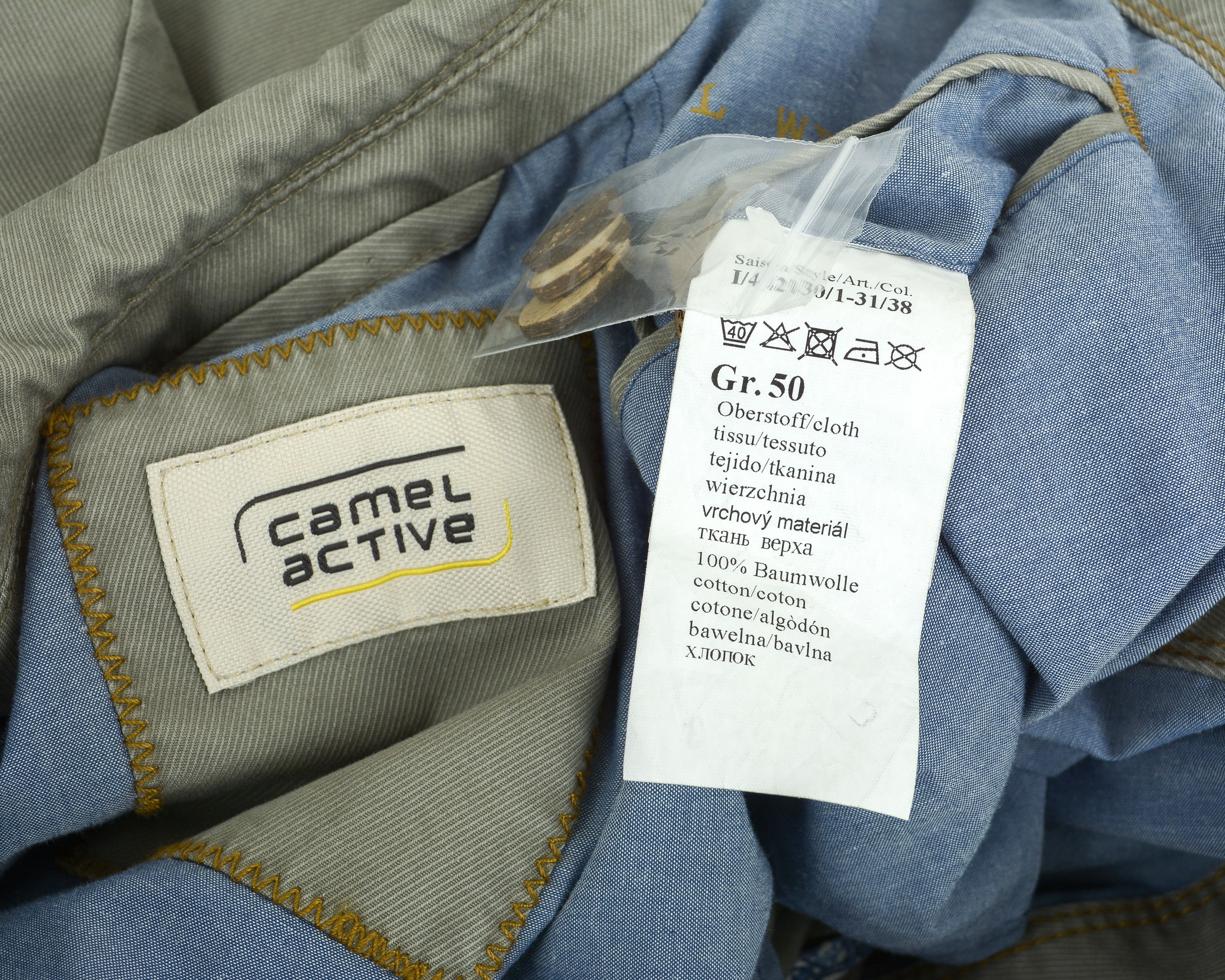 camel active UK 40 US Blazer EU 50 Suit Jacket Sport Over Coat Cotton Size 40R - 7 Thumbnail