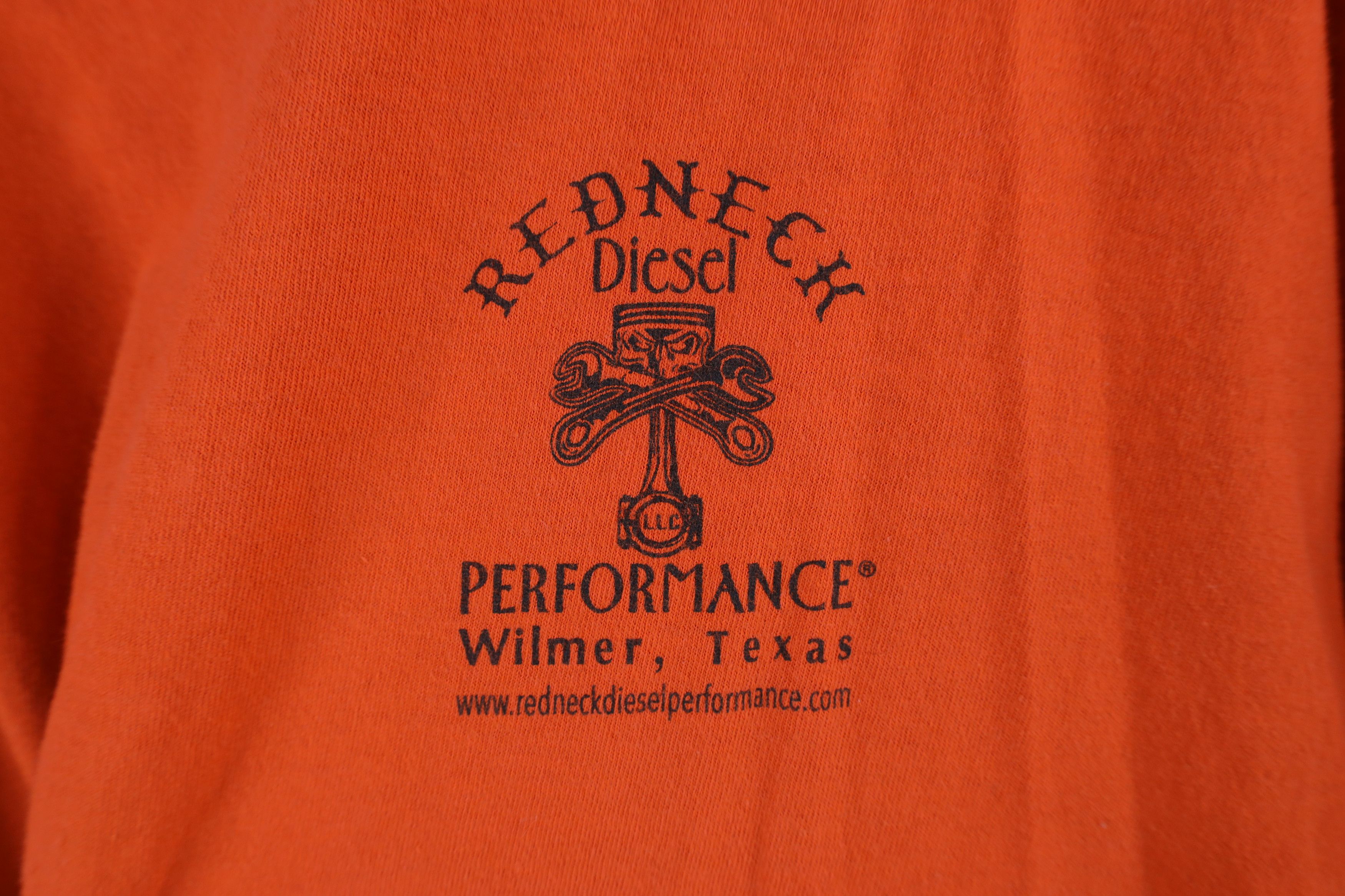 Vintage Vintage Y2K Streetwear Redneck Diesel Car T-Shirt Orange Size US L / EU 52-54 / 3 - 4 Thumbnail