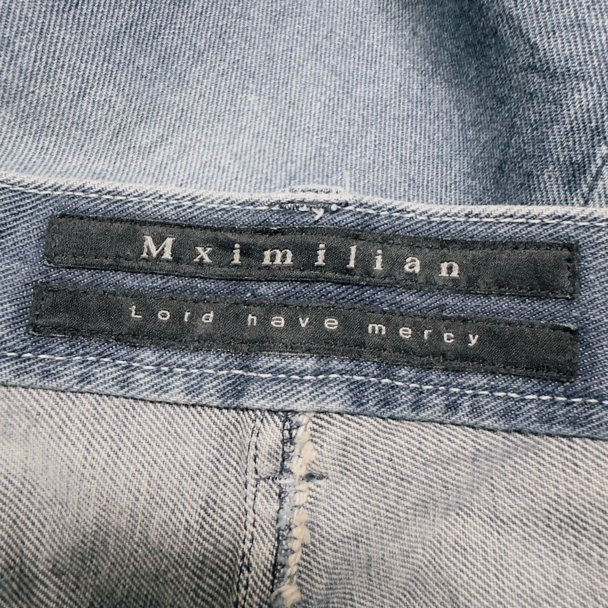 Maximilian Davis Mximillian Distressed Denim Jeans Size US 33 - 19 Thumbnail