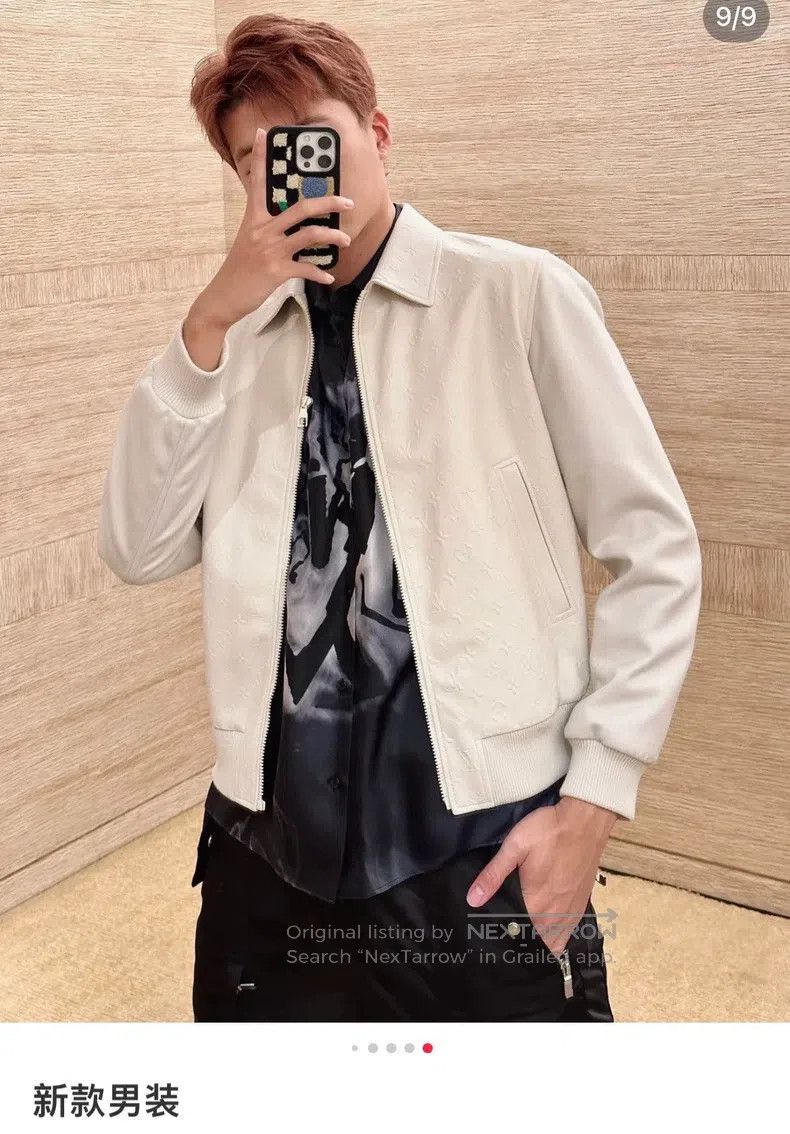 Louis Vuitton Louis Vuitton White full print presbyopic jacket Size US M / EU 48-50 / 2 - 7 Thumbnail