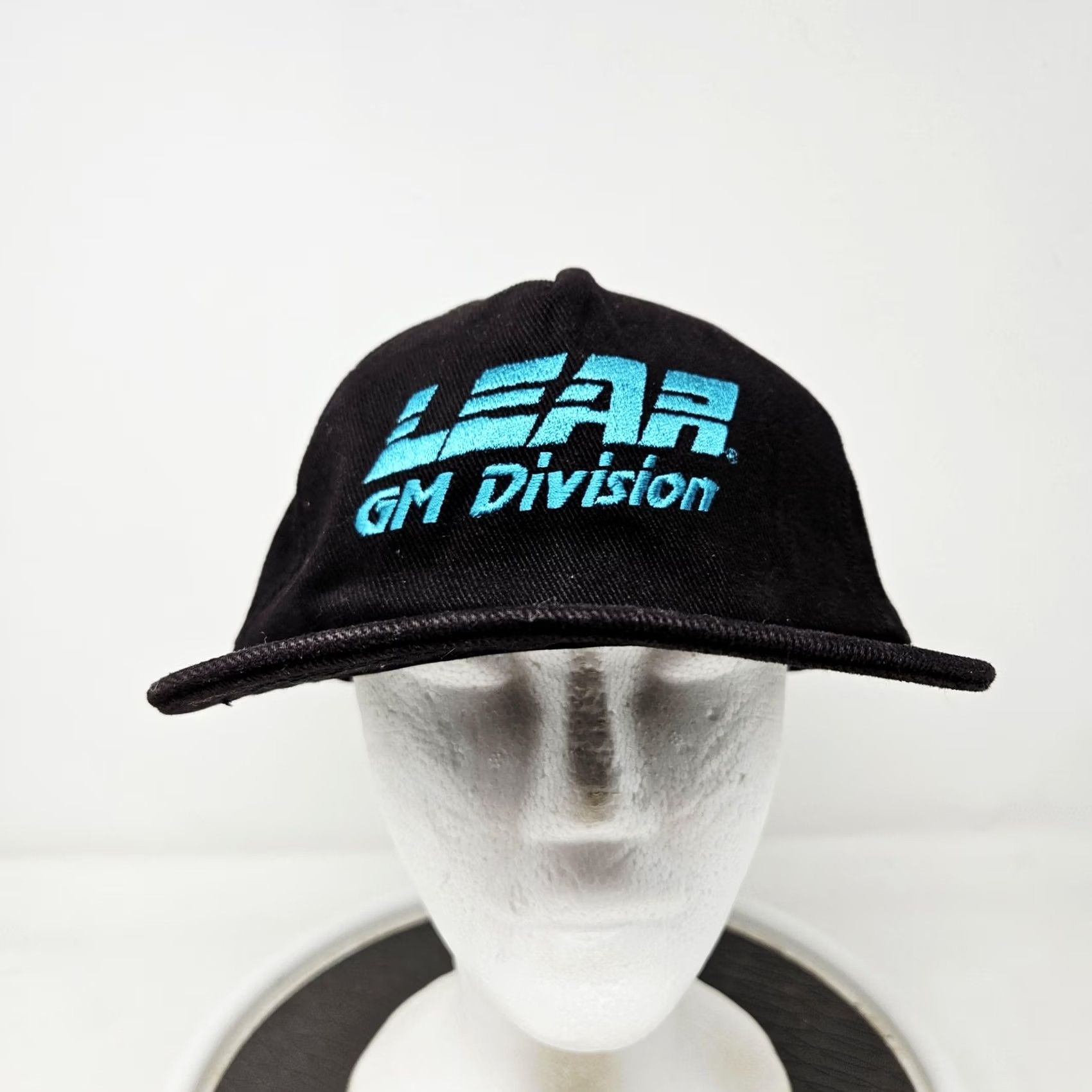 Logo 7 Nike? Lear GM Division Hat Cap Baseball Strap Back One Size Black Mens Logo USA Twill Size ONE SIZE - 2 Thumbnail