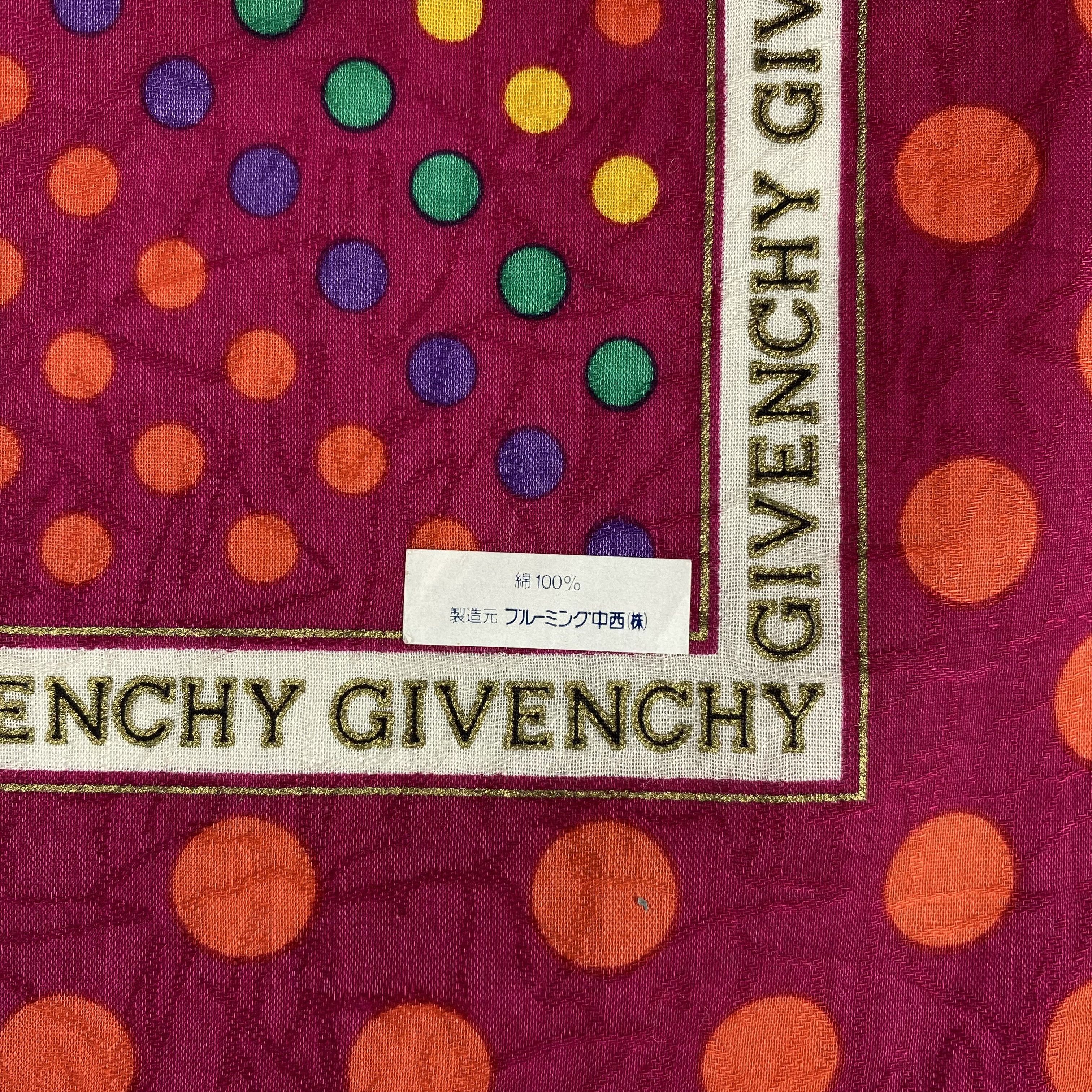 Vintage Givenchy Bandana/ Handkerchief / Neckerchief-P959 Size ONE SIZE - 5 Thumbnail
