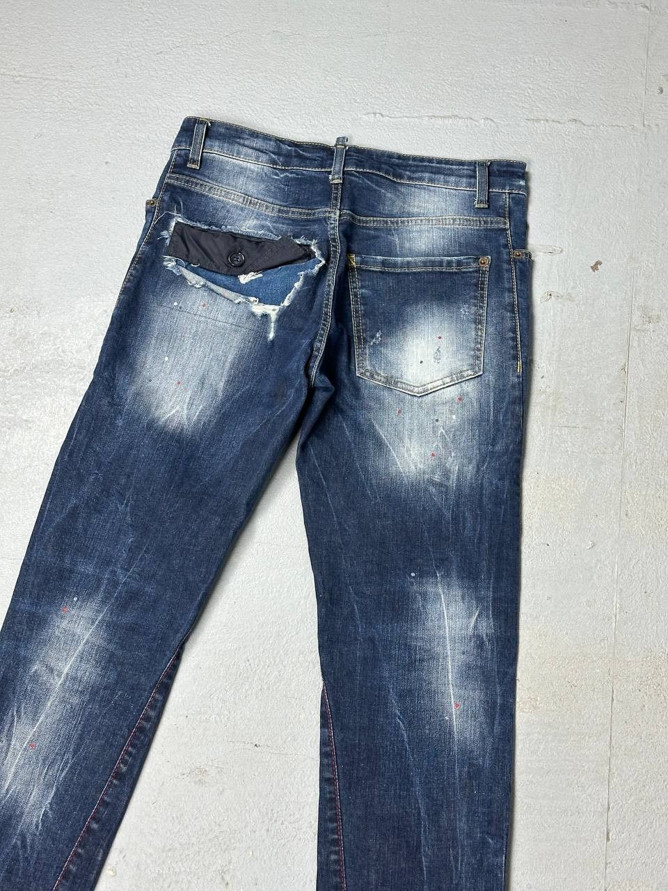 Dsquared2 × Japanese Brand Y2k DSQUARED crazy jeans japan denim pants D2 usa American Size US 30 / EU 46 - 11 Thumbnail