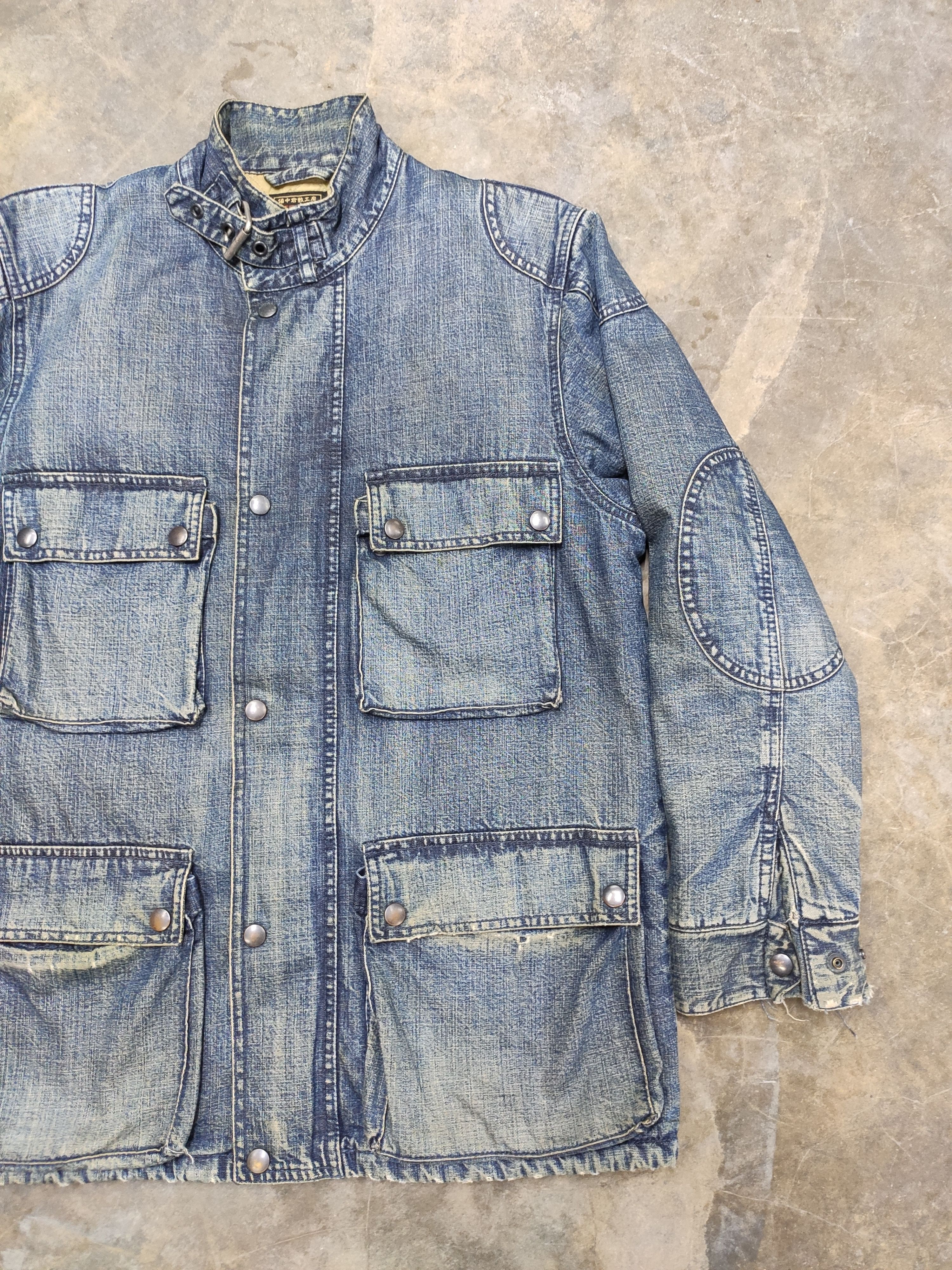 Eternal Vintage Eternal Japan Denim jacket distressed HARAJUKU Size US M / EU 48-50 / 2 - 5 Thumbnail