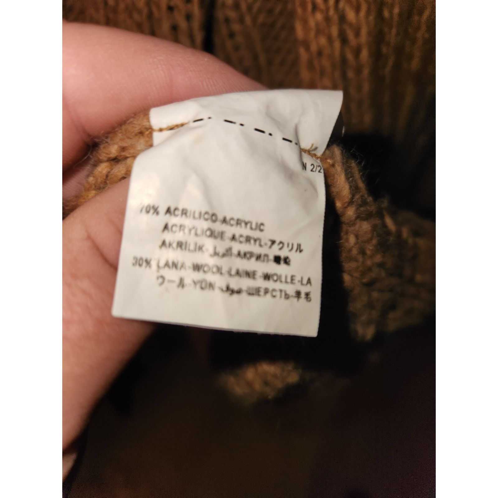 Sisley Sisley Women’s Wool-Blend Long Sweater Knit Made In Italy Size ONE SIZE - 5 Thumbnail