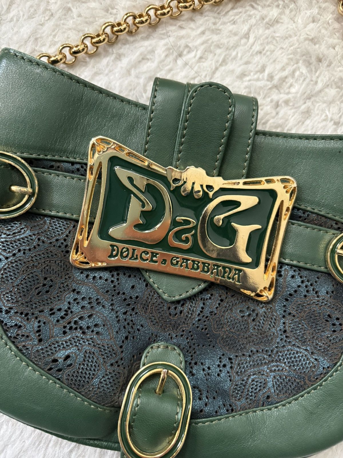 Dolce & Gabbana 👜 Vintage D&G Green Bag – Y2K Style Size ONE SIZE - 2 Thumbnail
