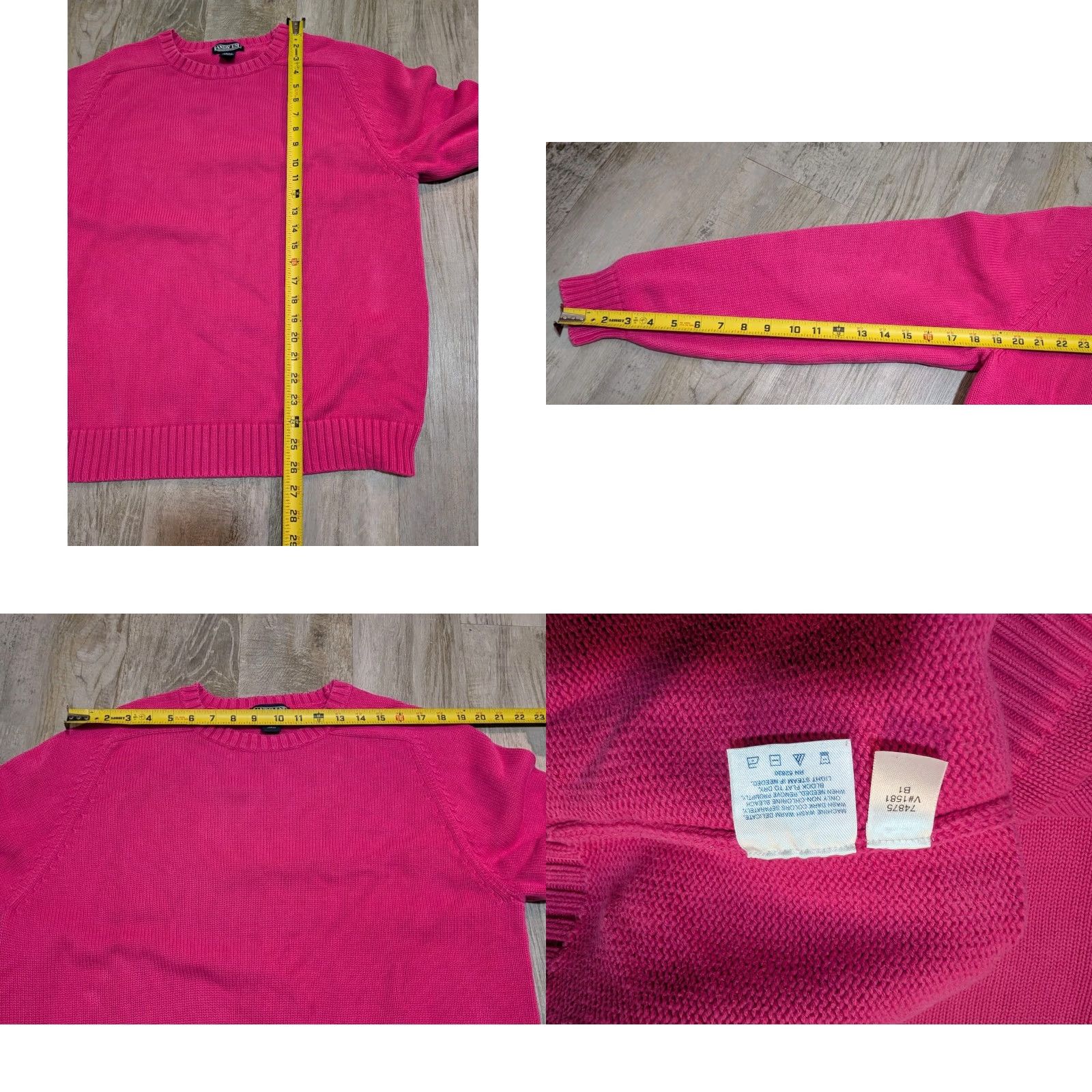Lands' End VINTAGE Lands' End Womens Sweater Shirt? Size L / US 10 / IT 46 - 9 Thumbnail