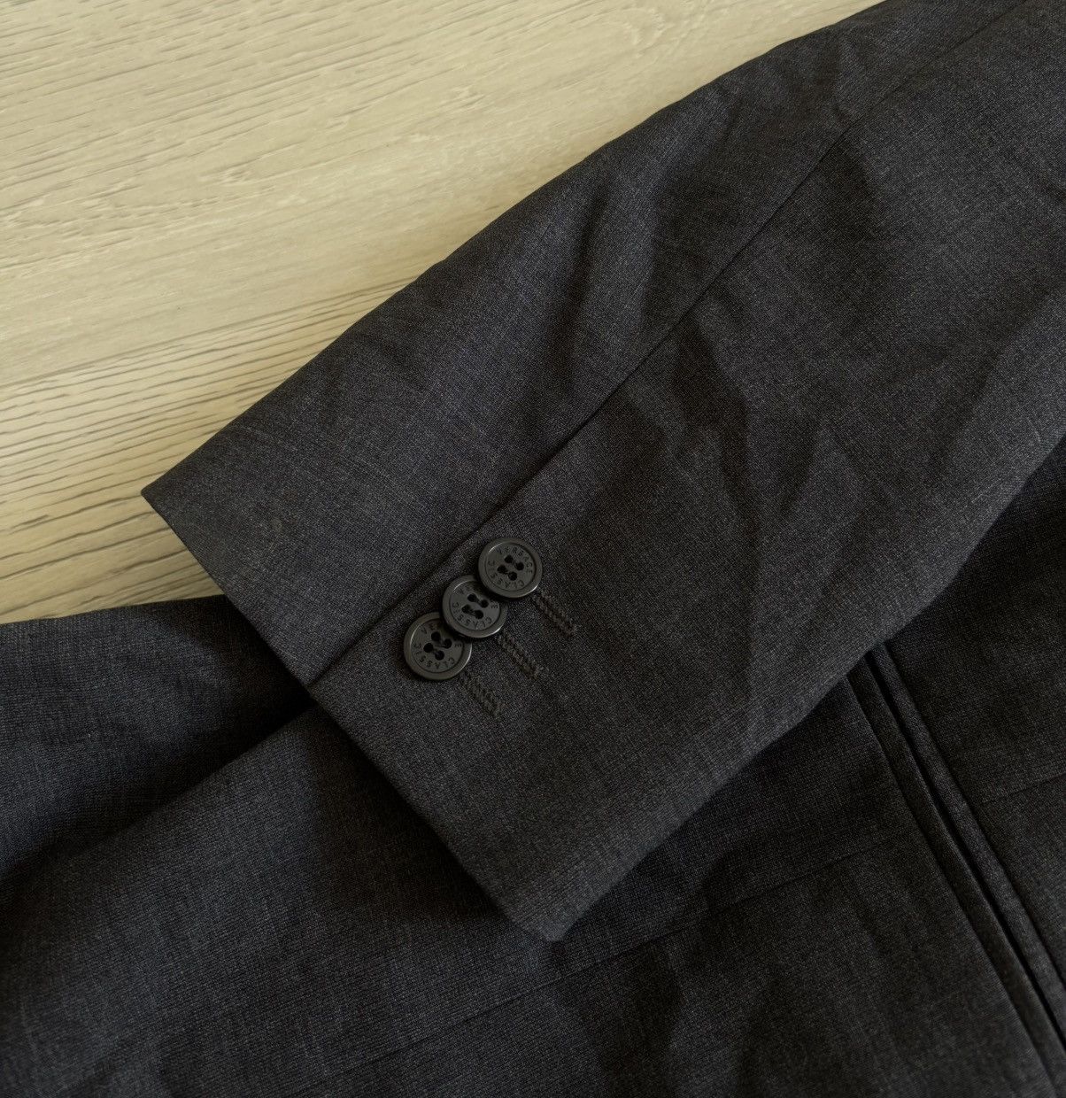 Versace Vintage Versace Classic Lana Wool Blazer Size 50S - 2 Thumbnail