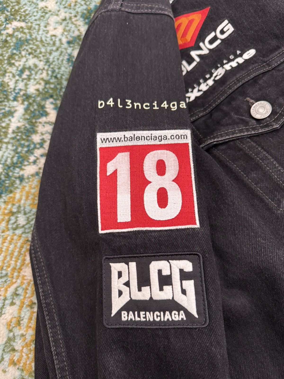 Balenciaga Balenciaga Gamer Denim Jacket Size US M / EU 48-50 / 2 - 5 Thumbnail