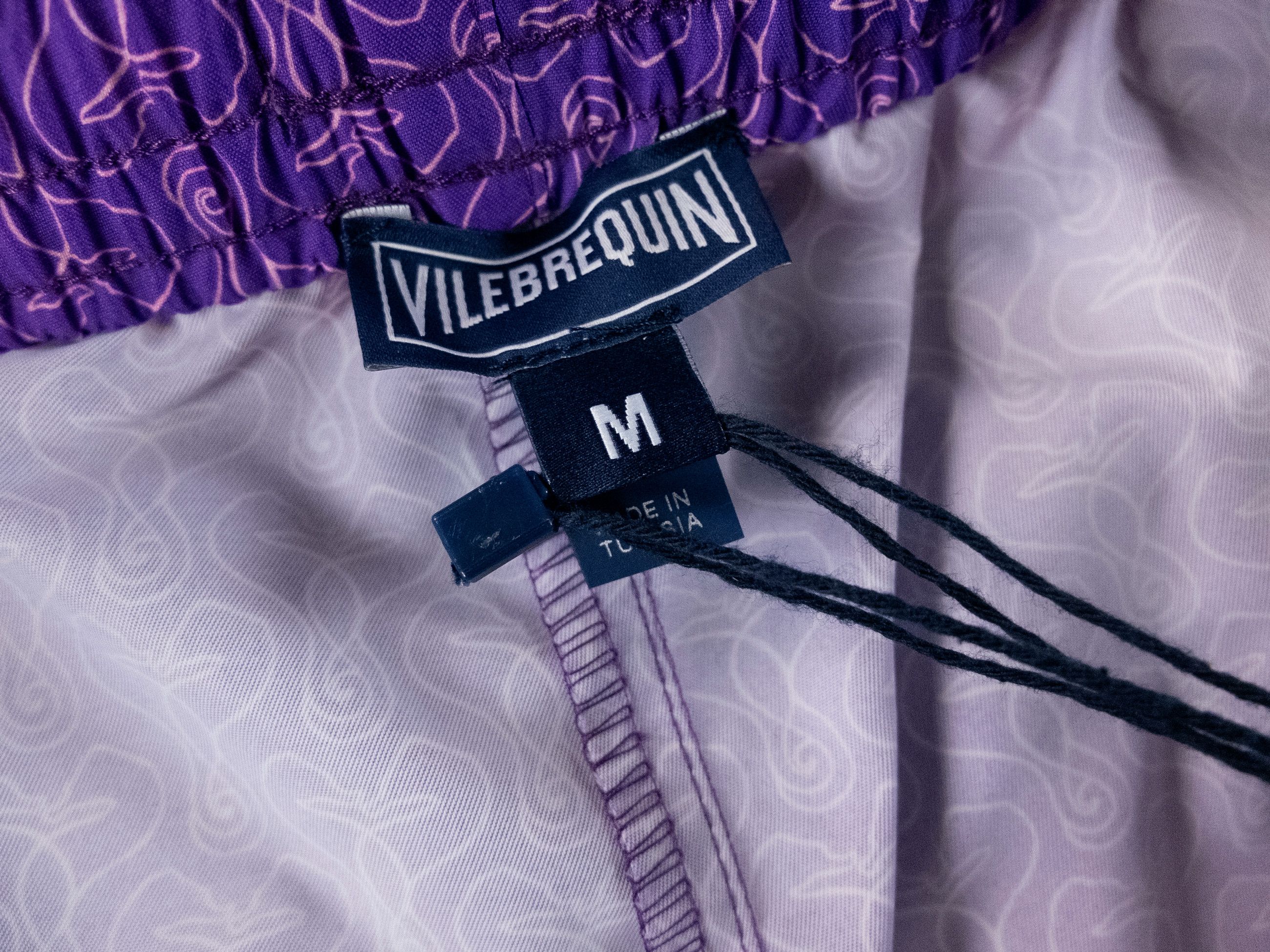 Vilebrequin VILEBREQUIN Fiona purple abstract print swim shorts Medium Size 32" / US 10 / IT 46 - 8 Thumbnail